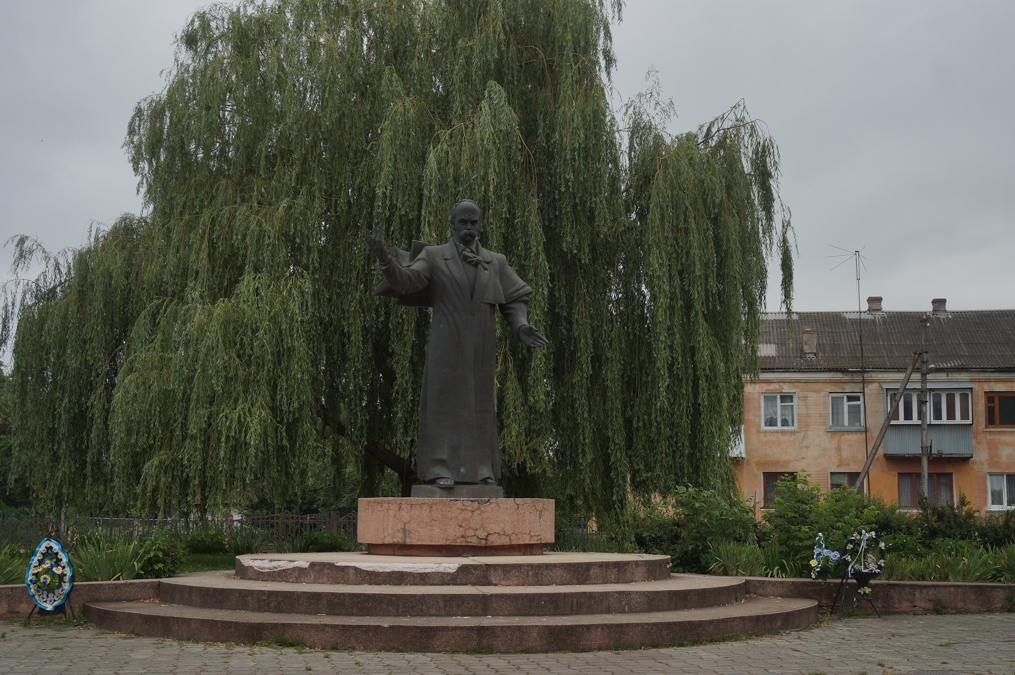 Monument to Taras Shevchenko in Khodoriv