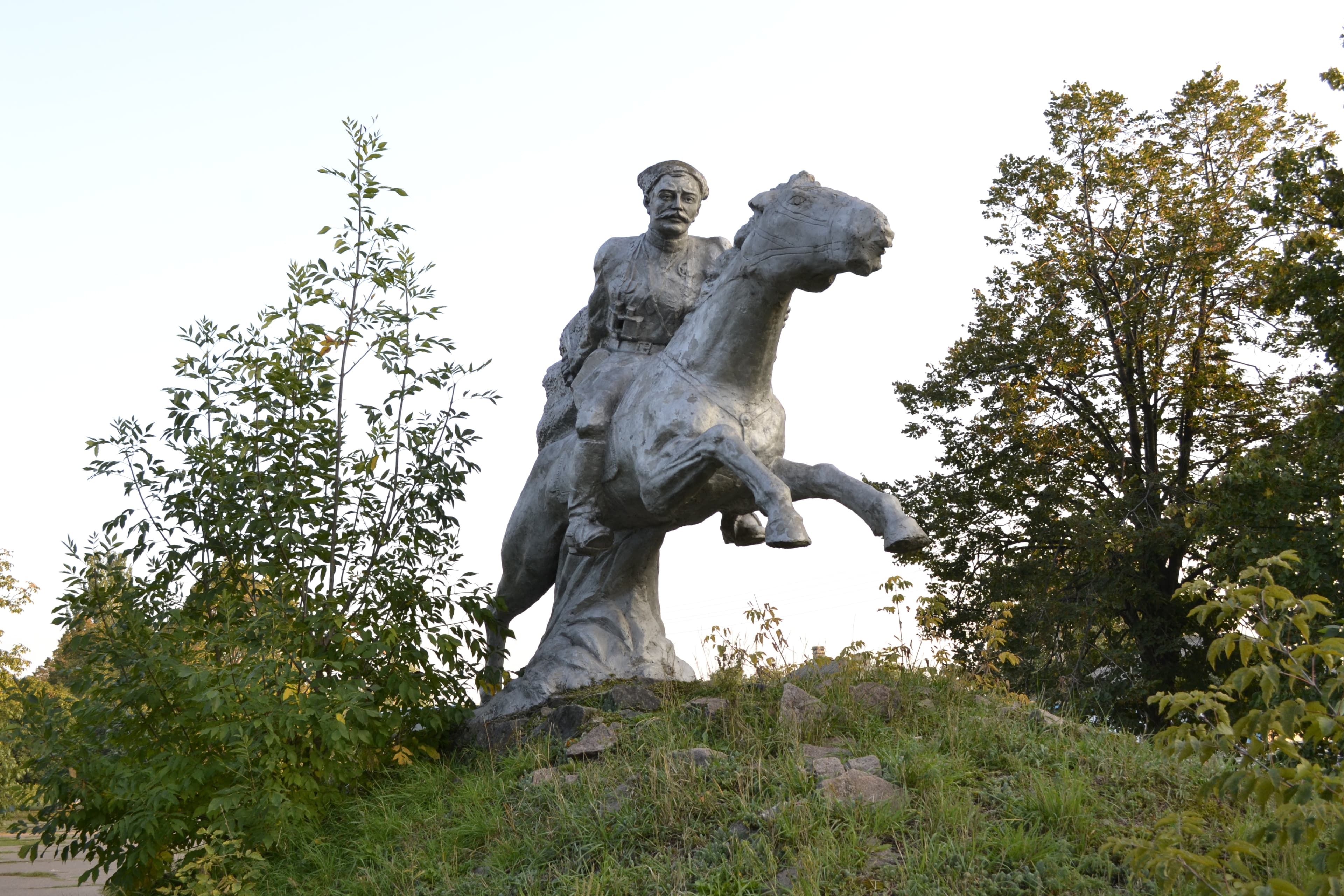Monument to Vasily Chapayev in Volnovakha
