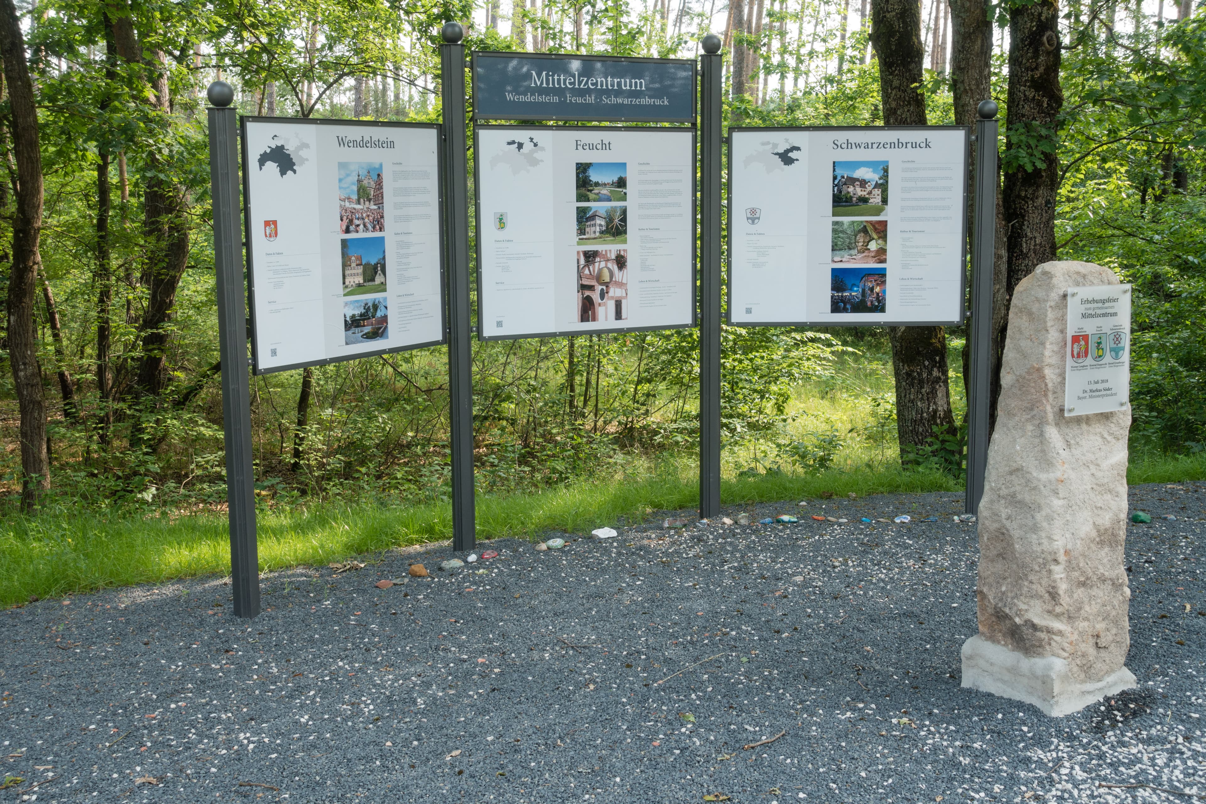 Gedenkstein Mittelzentrum Wendelstein-Feucht-Schwarzenbruck
