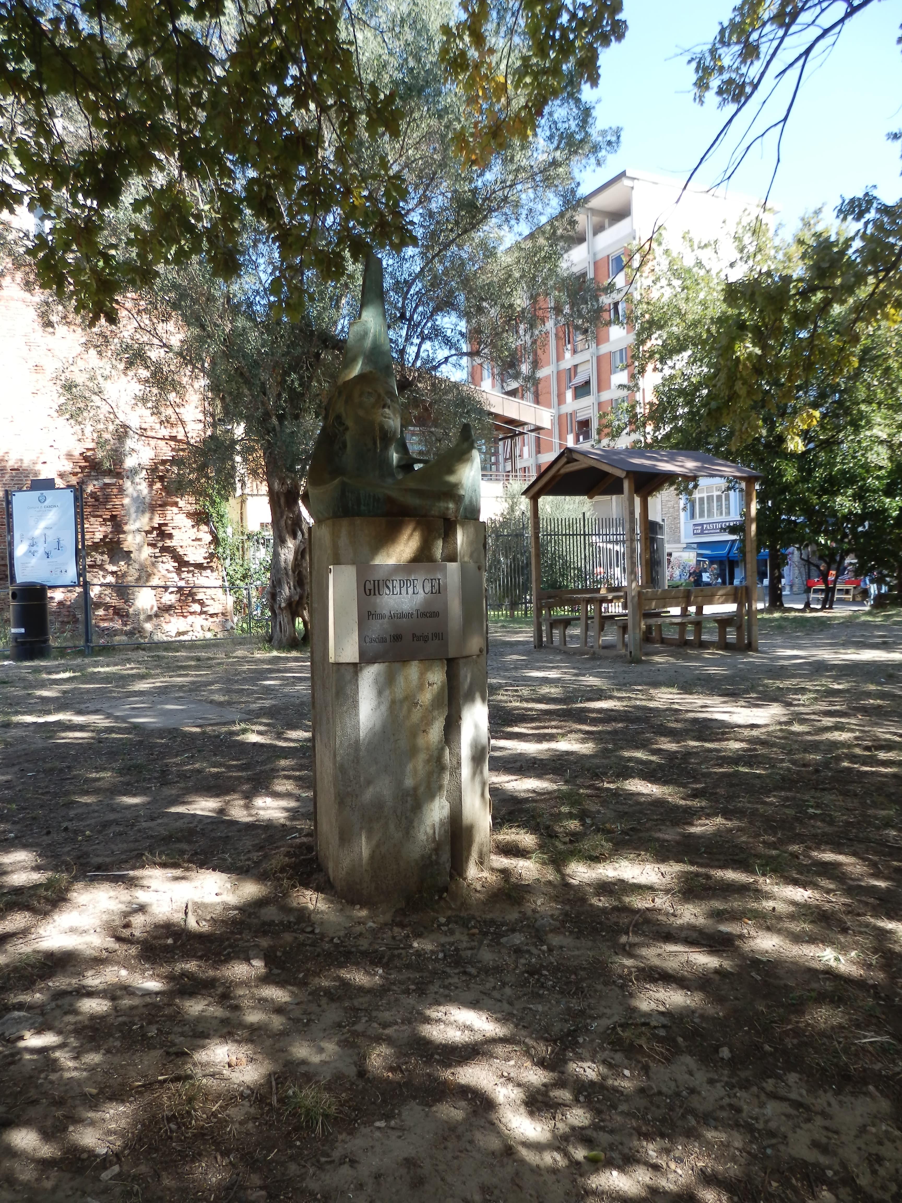 Monument to Giuseppe Cei in Cascina