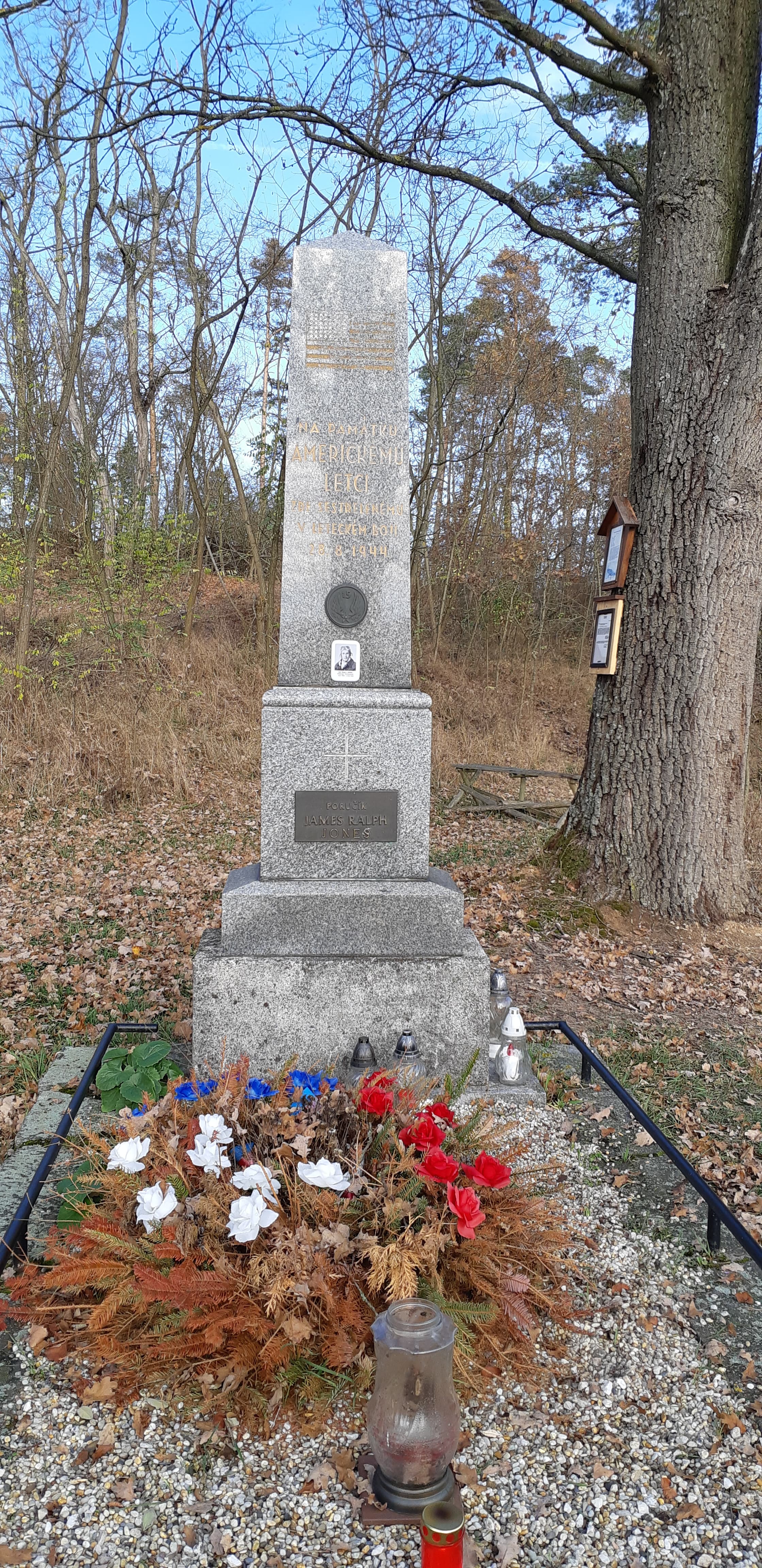 Pomník americkému letci