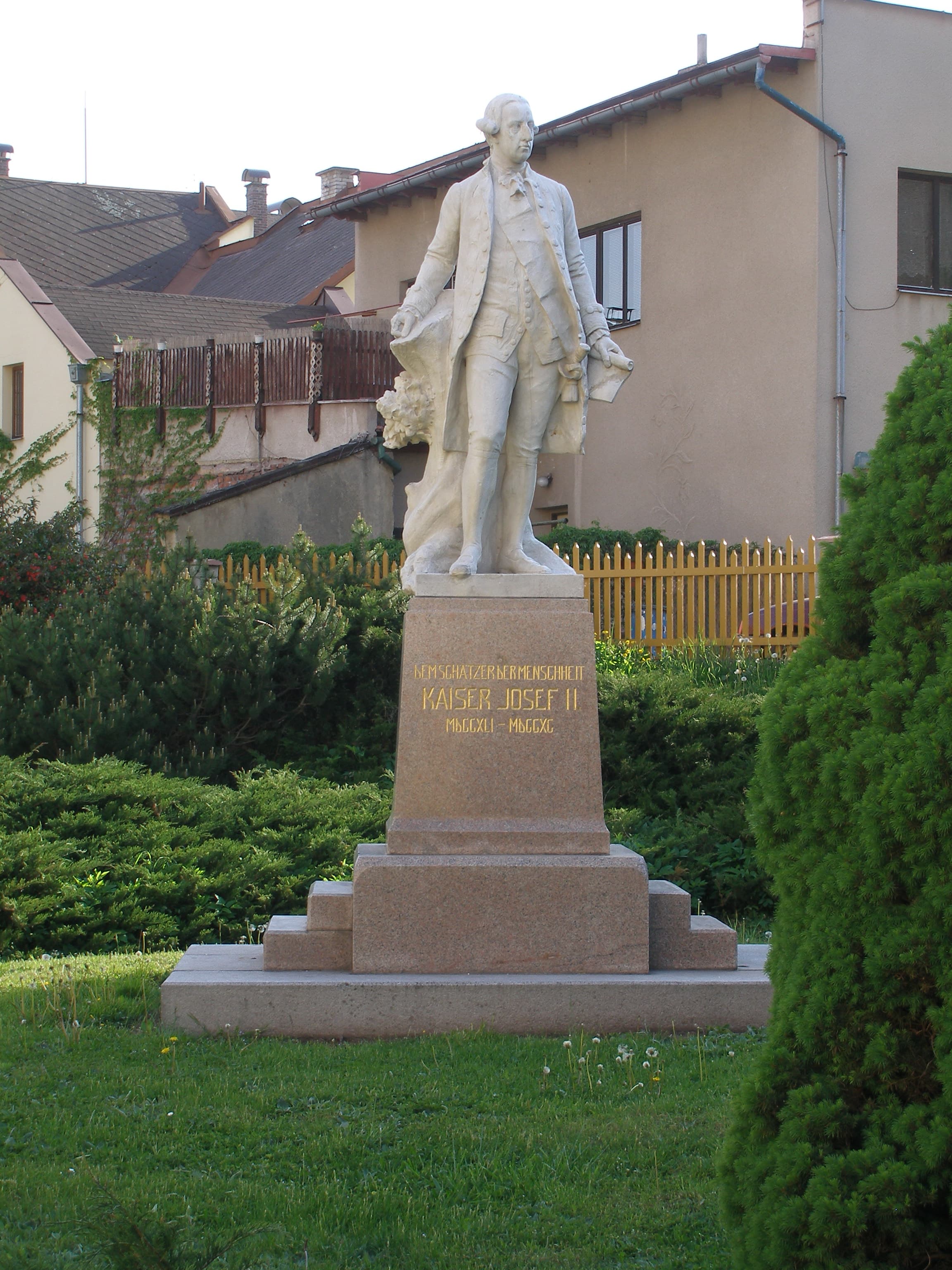 Statue of Emperor Joseph II. in Hostinné