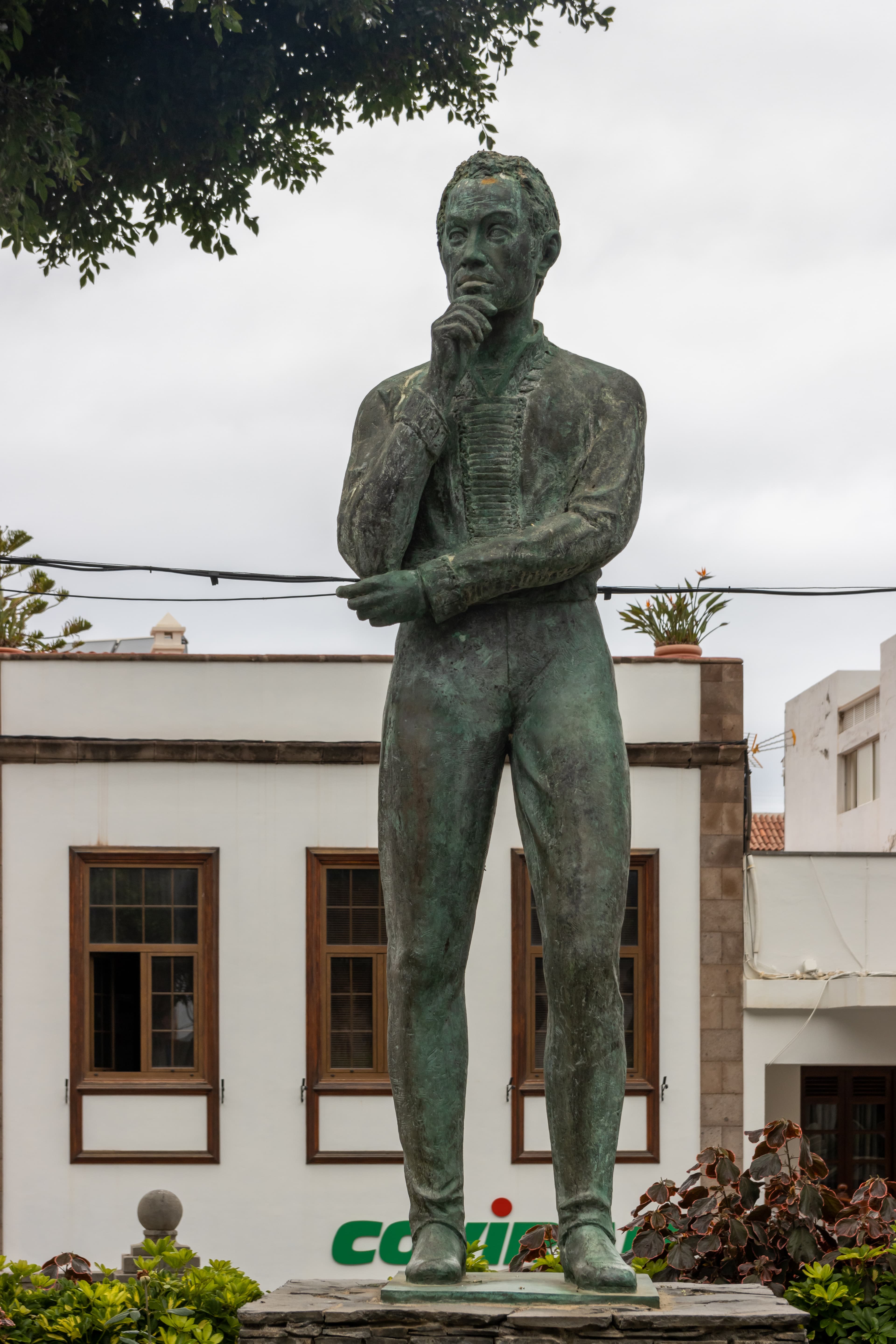 Simon Bolivar monument in Garachico