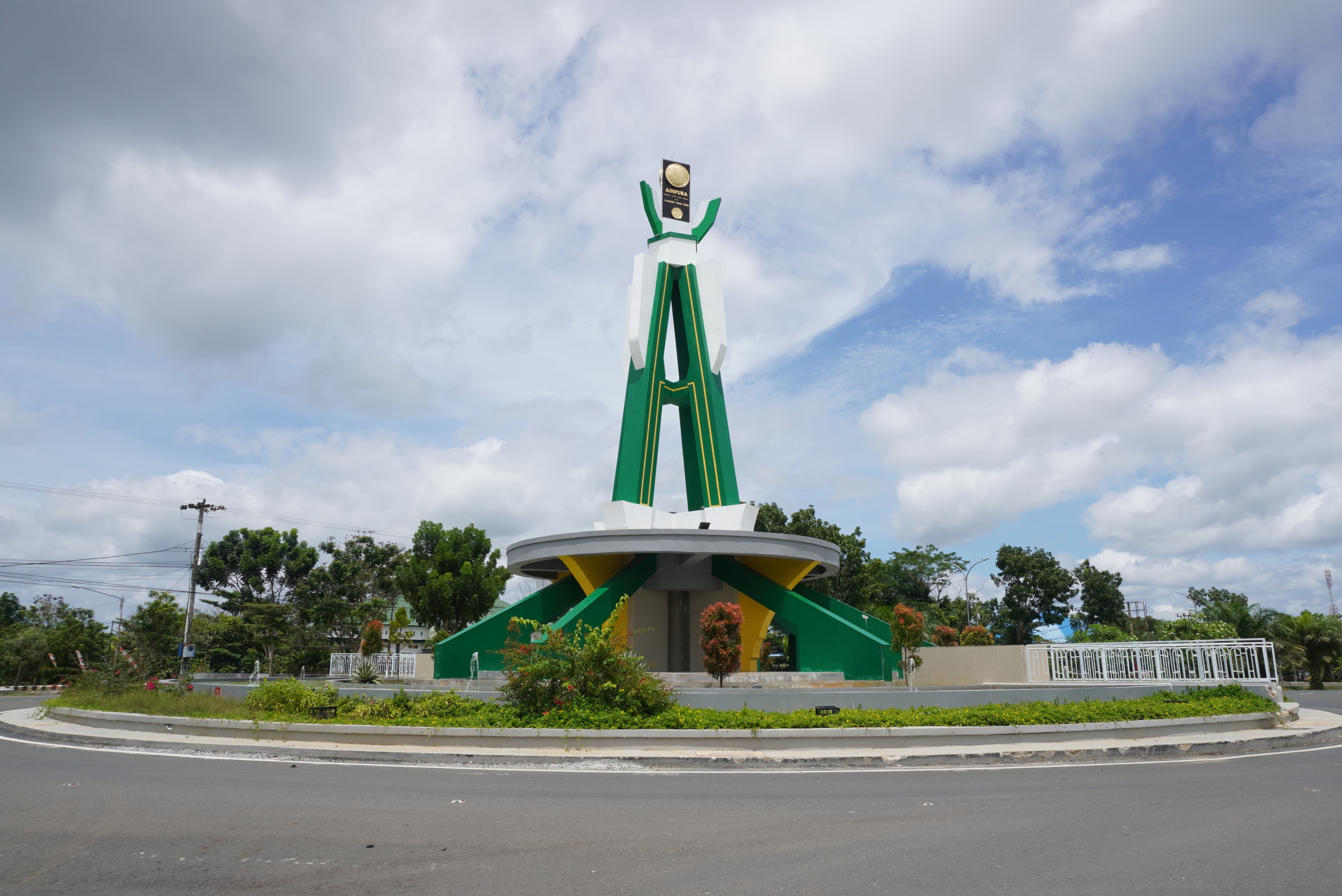 Adipura Monument Roundabout in Tanah Bumbu