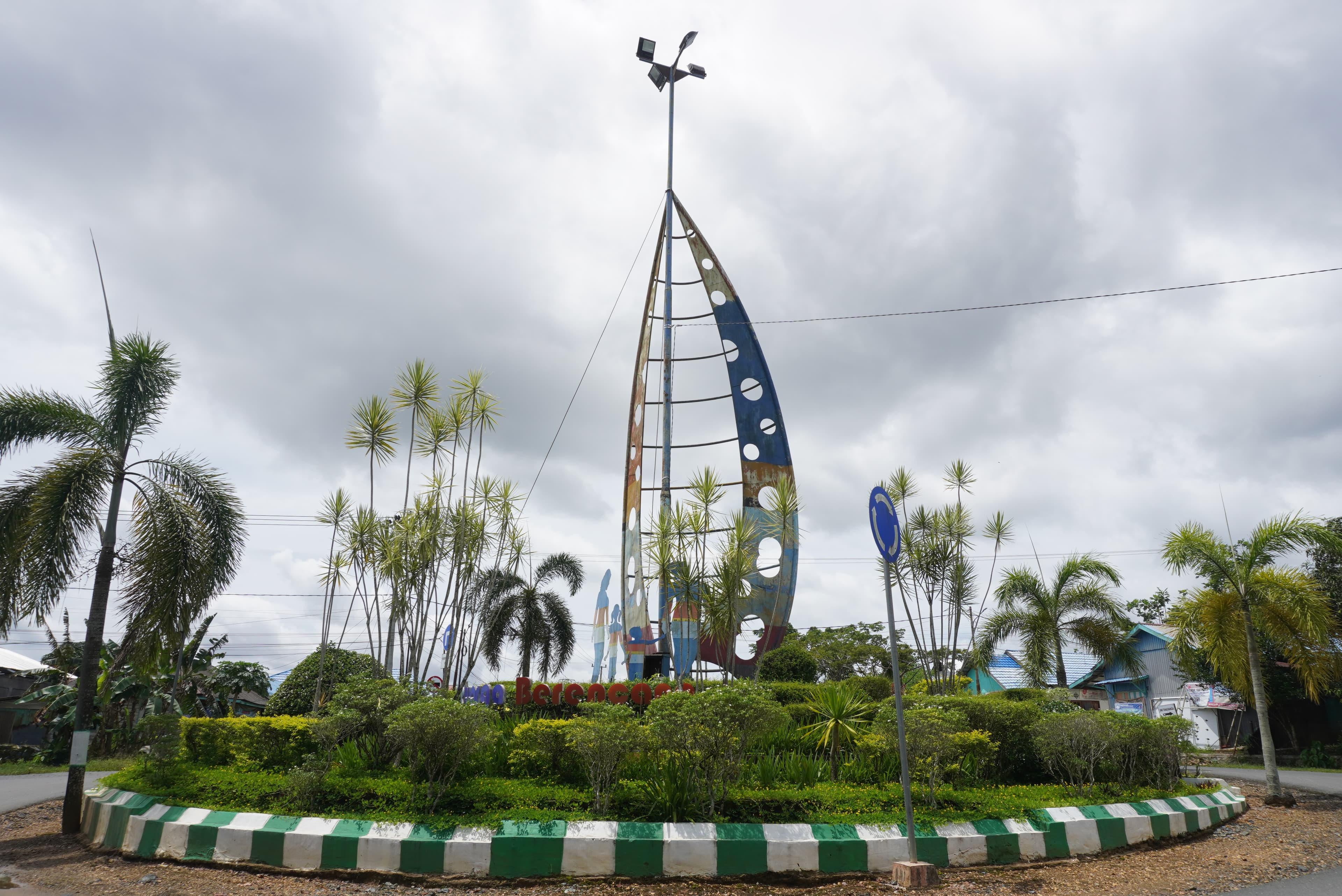 Ship Screen Monument in Tanah Bumbu