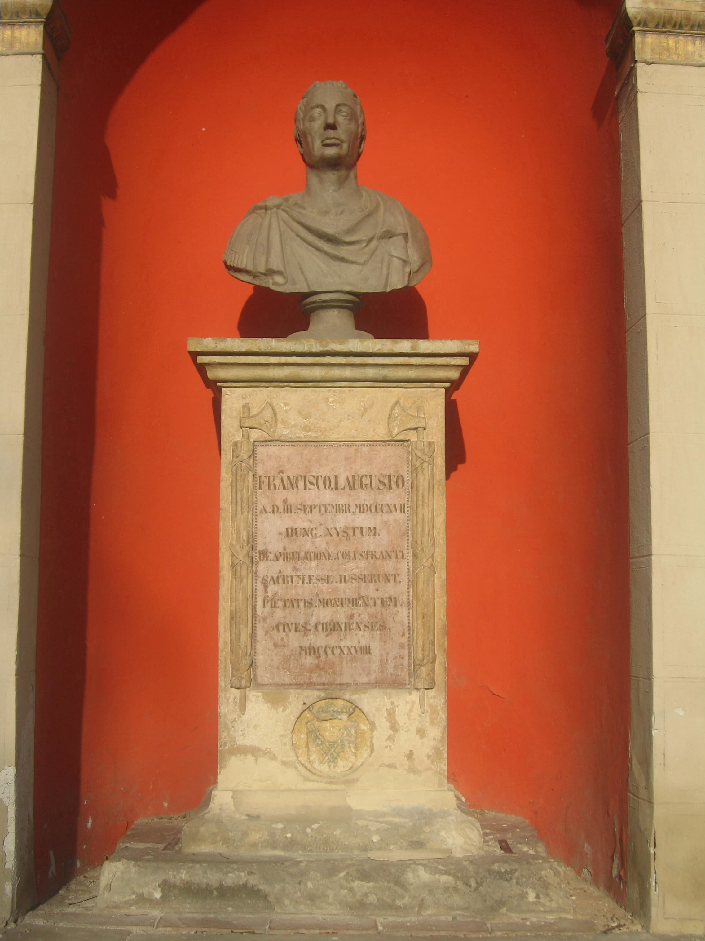 Bustul lui Francisc I din Sibiu