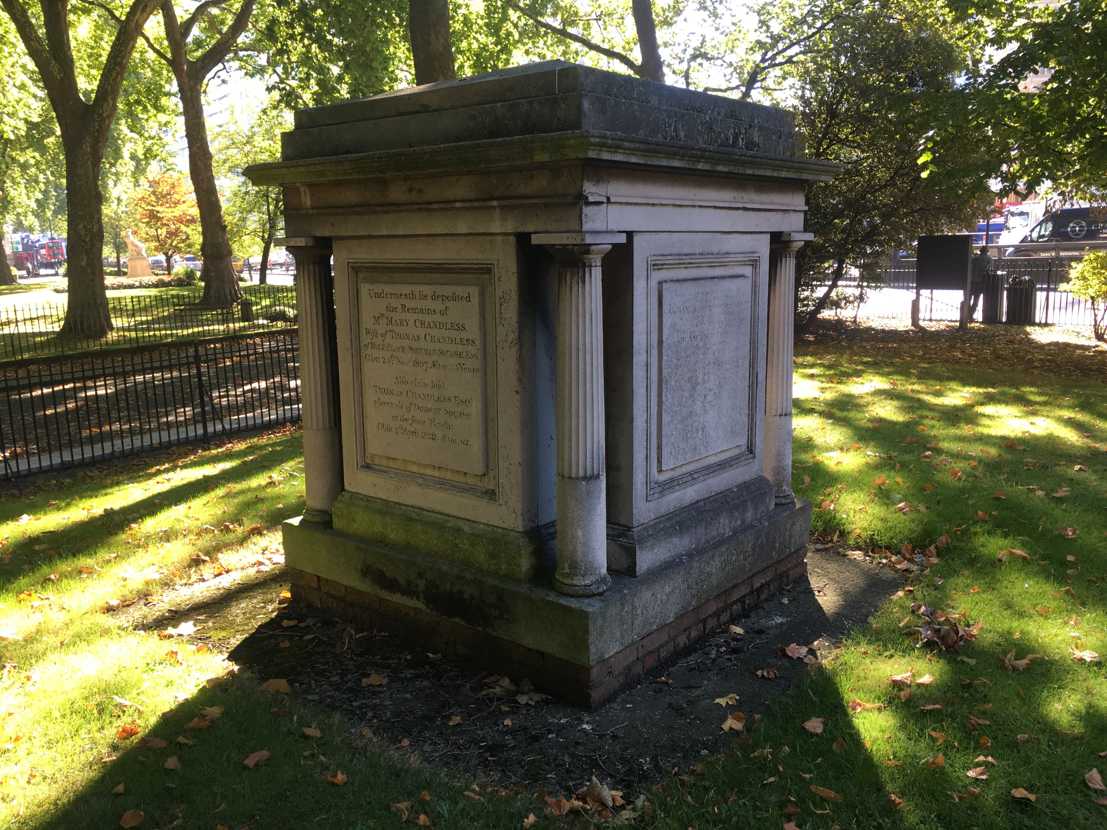 Monument To Chandless Family Approximately 14 Metres South East Of Church Of St Mary
