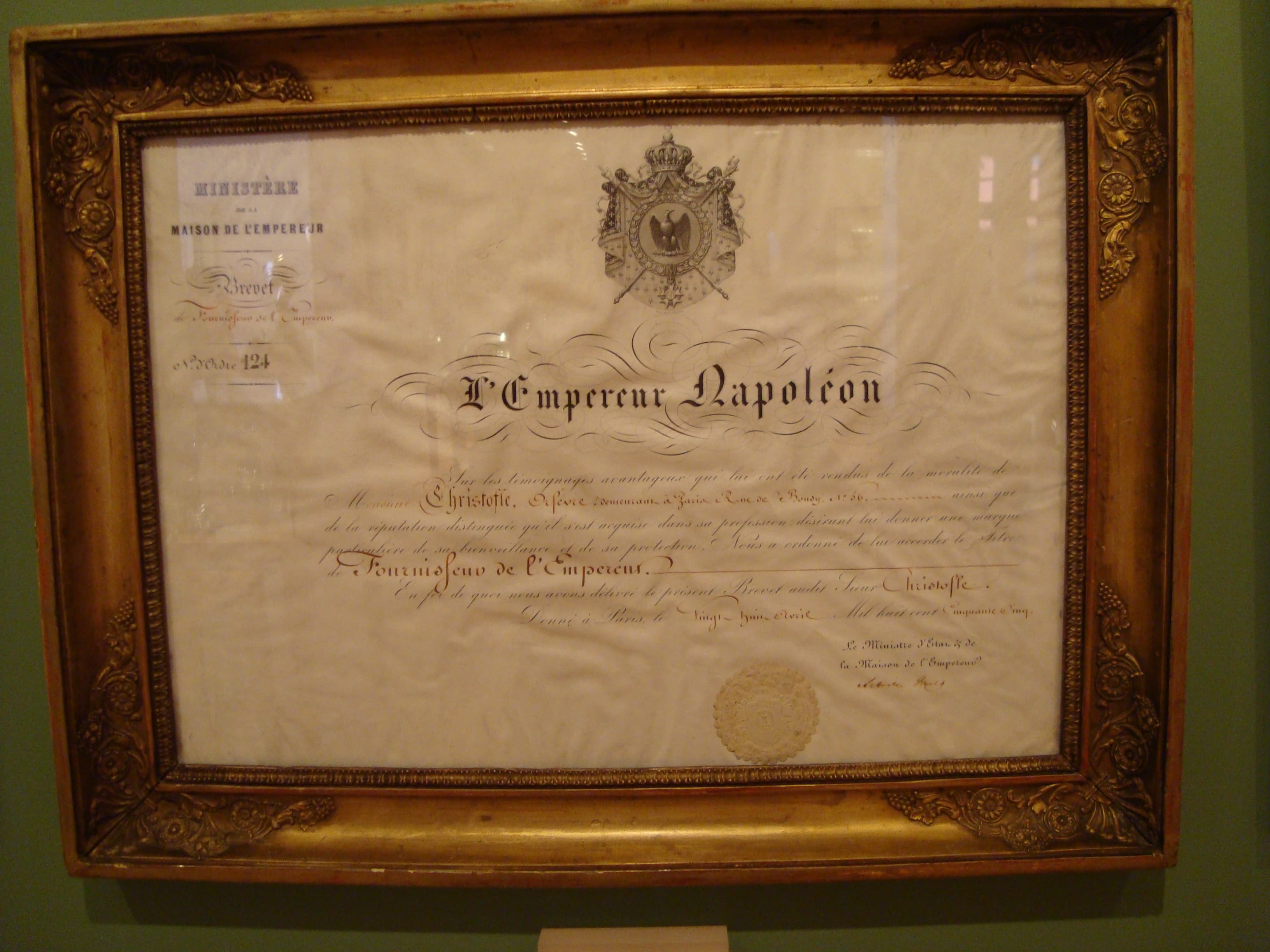 Musée de l'orfèvrerie Bouilhet-Christofle