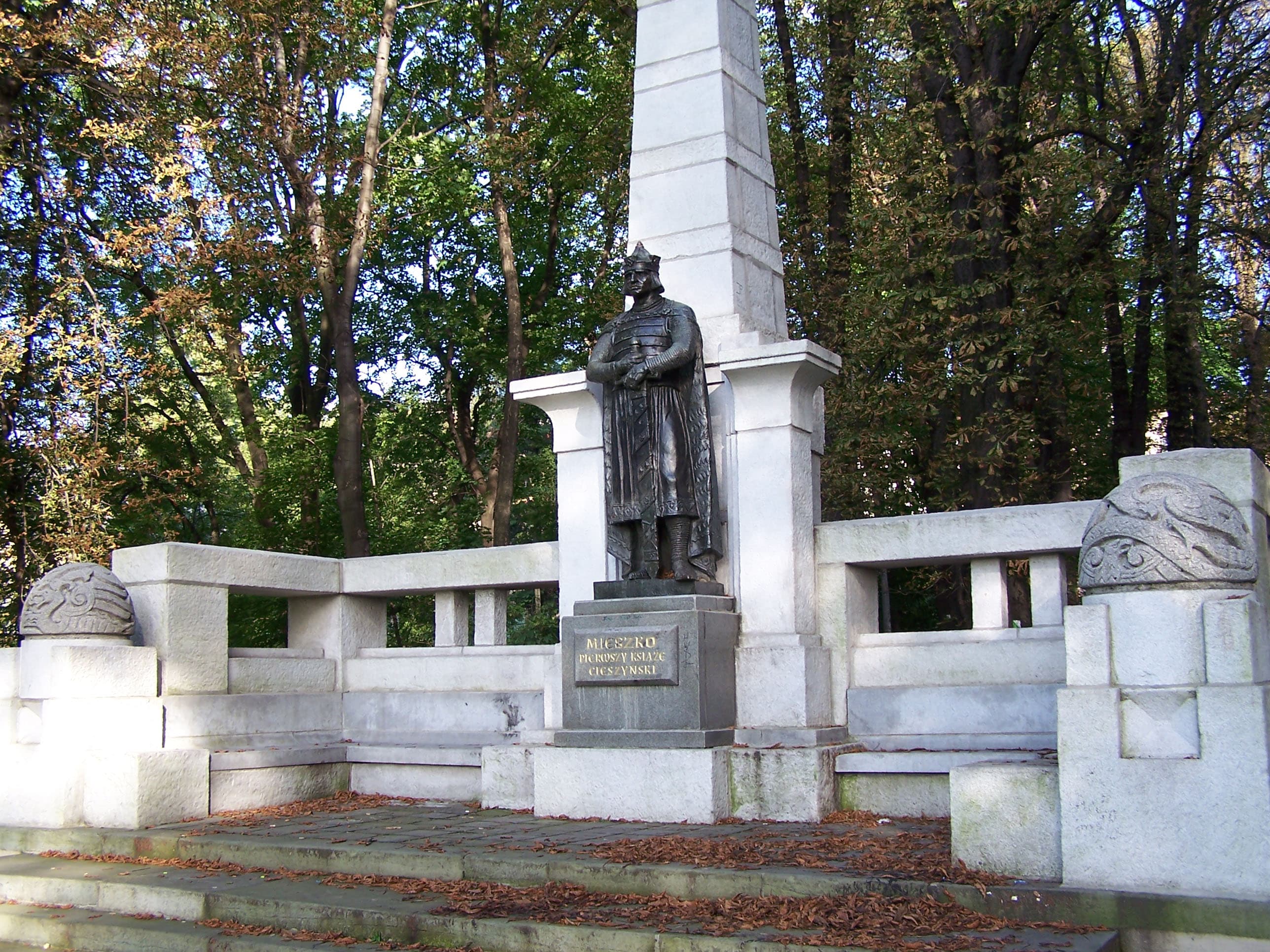 Mieszko I Monument in Cieszyn