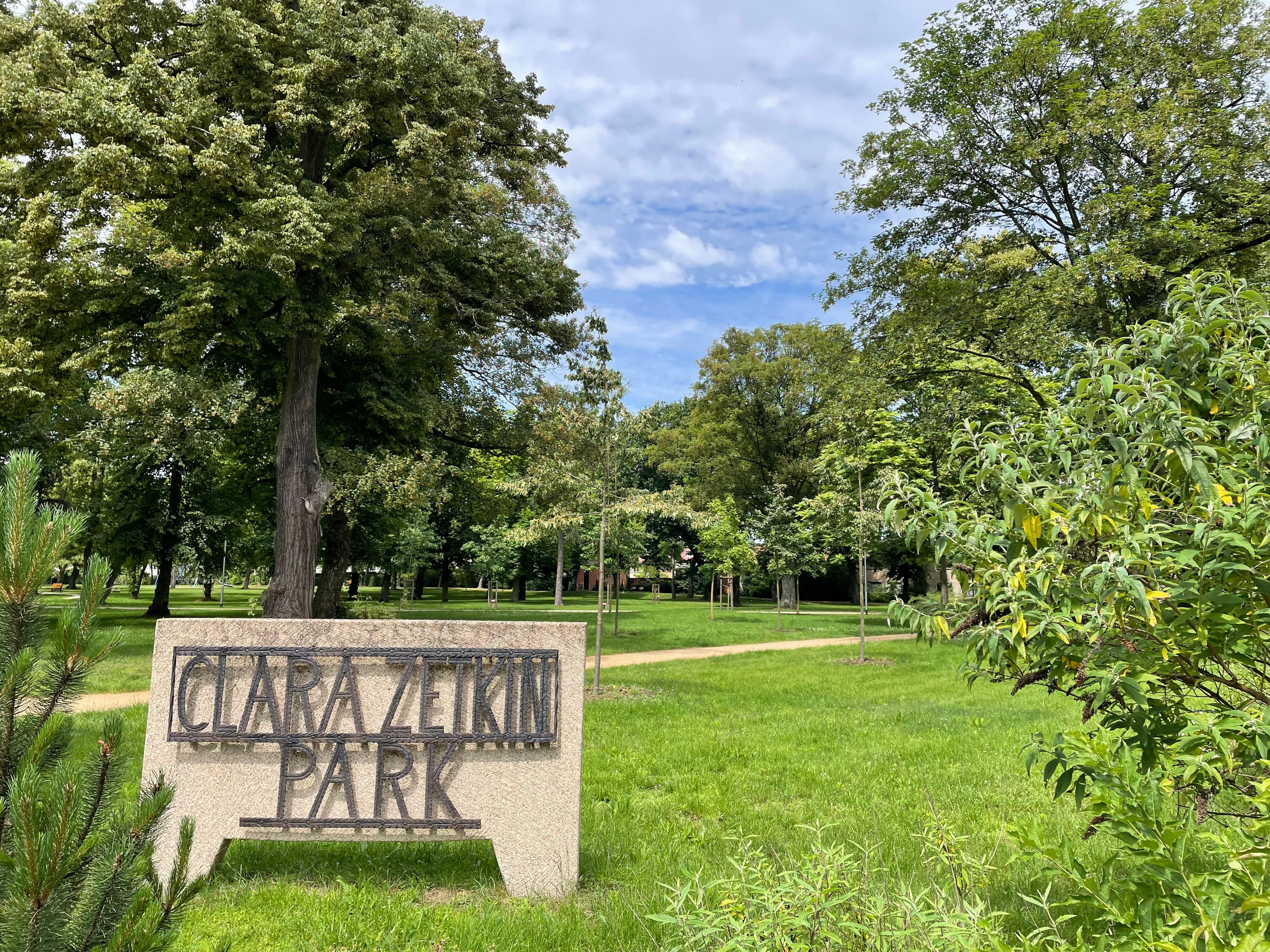 Clara-Zetkin park in Wittenberge