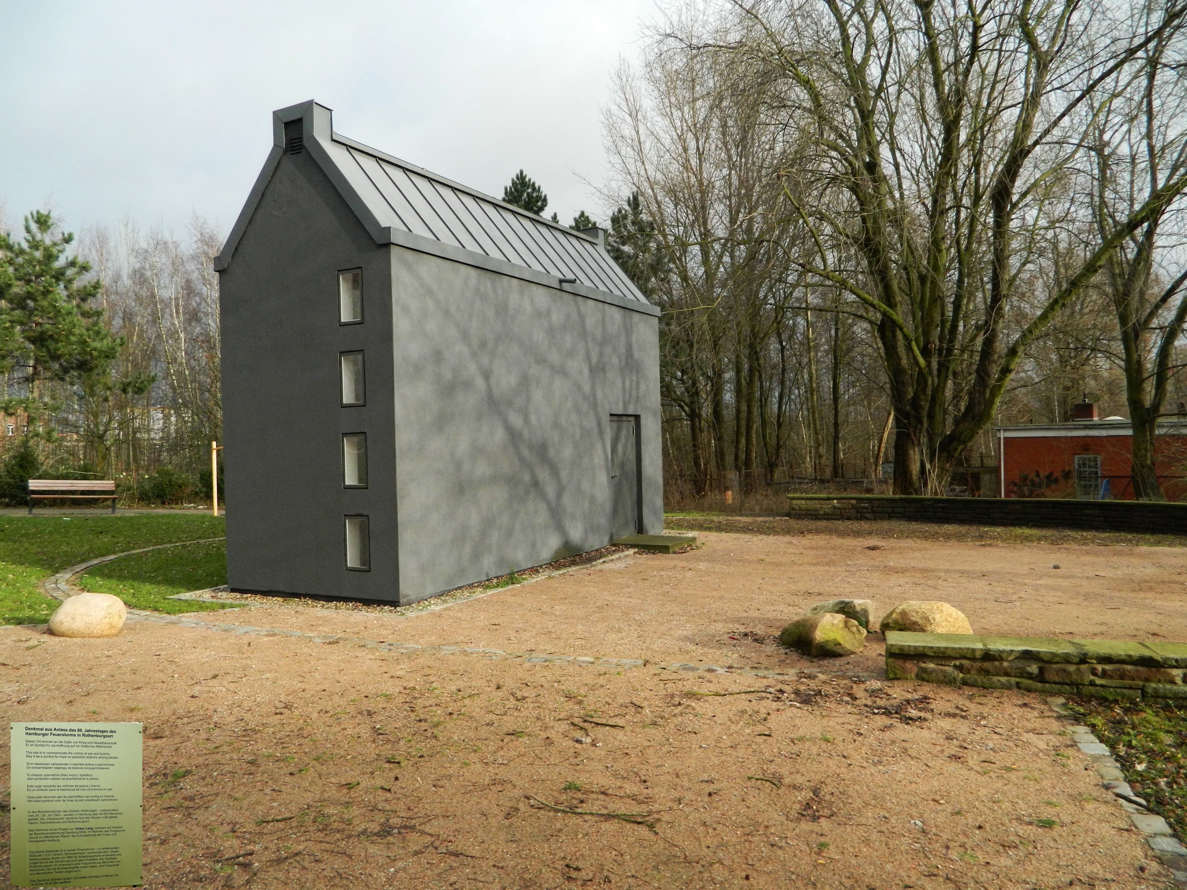 Mahnmal zum Hamburger Feuersturm
