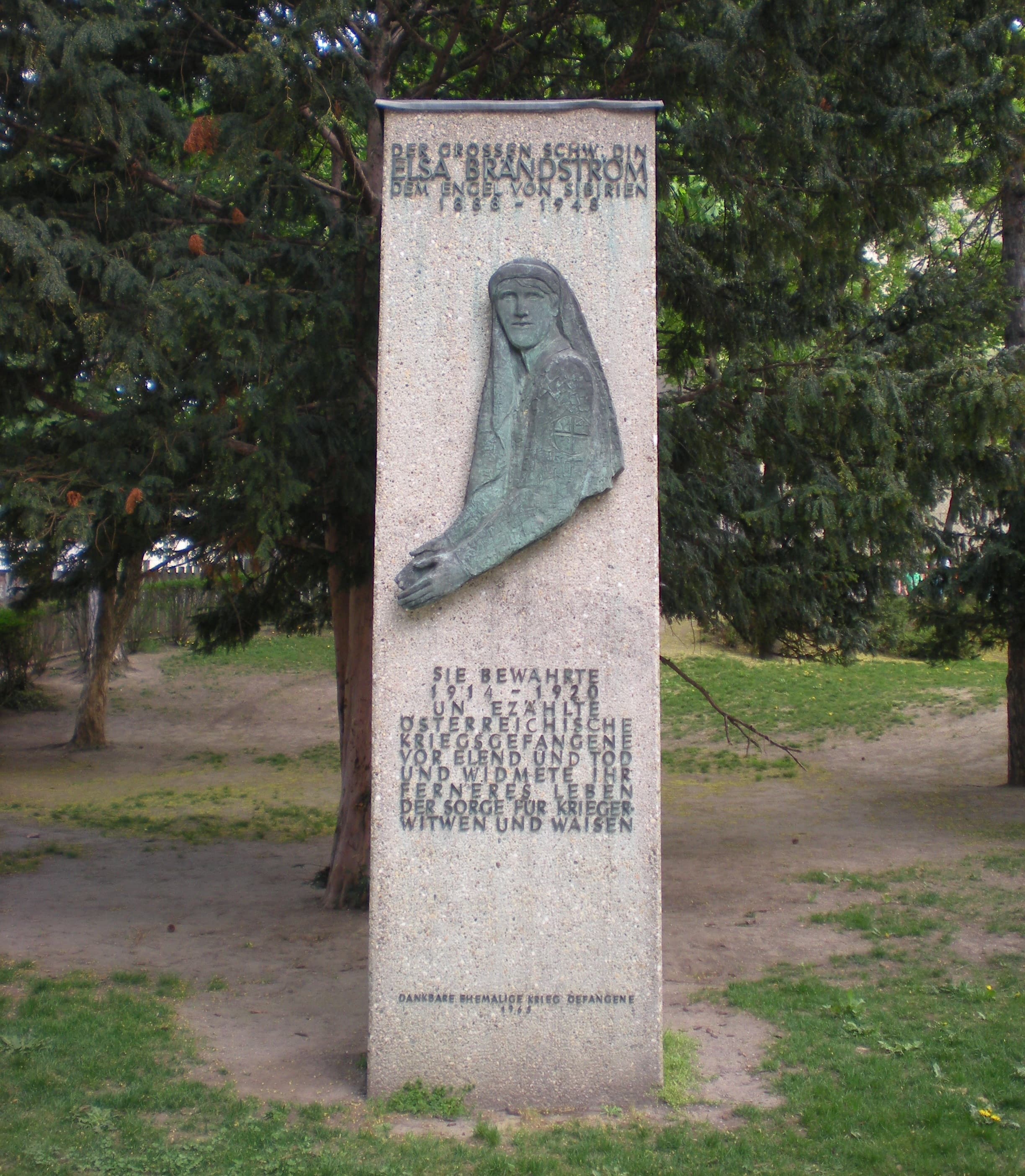 Elsa Brändström monument Vienna by Hans Jaksch & Robert Ullmann