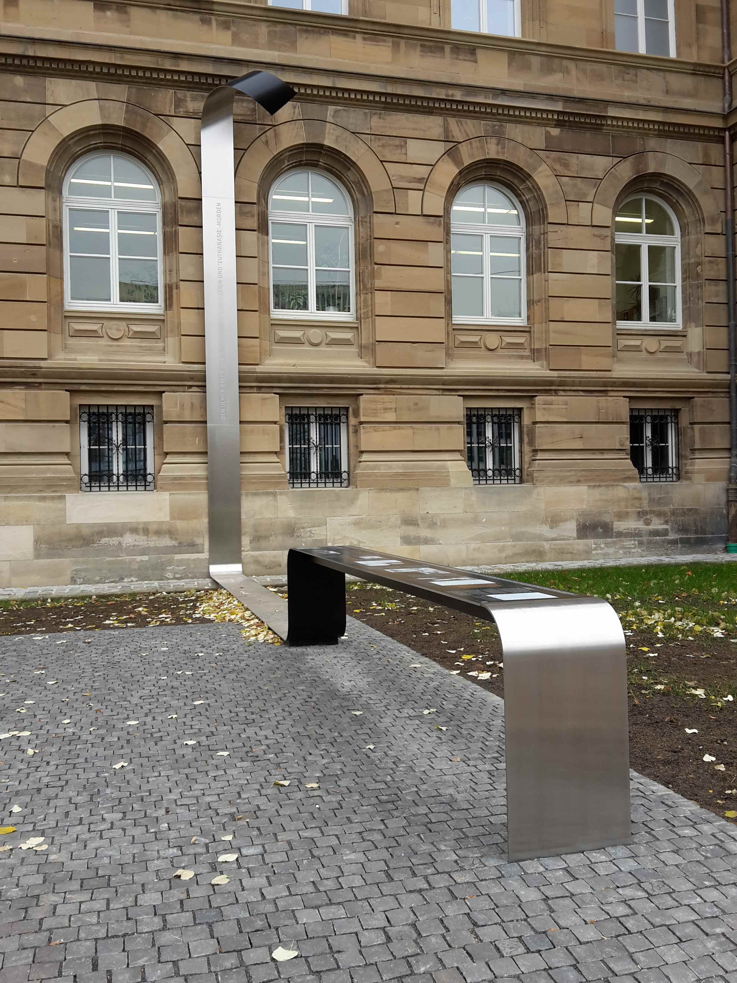 Erinnerungszeichen für die Ulmer Opfer von NS-Zwangssterilisation und „Euthanasie“-Morden