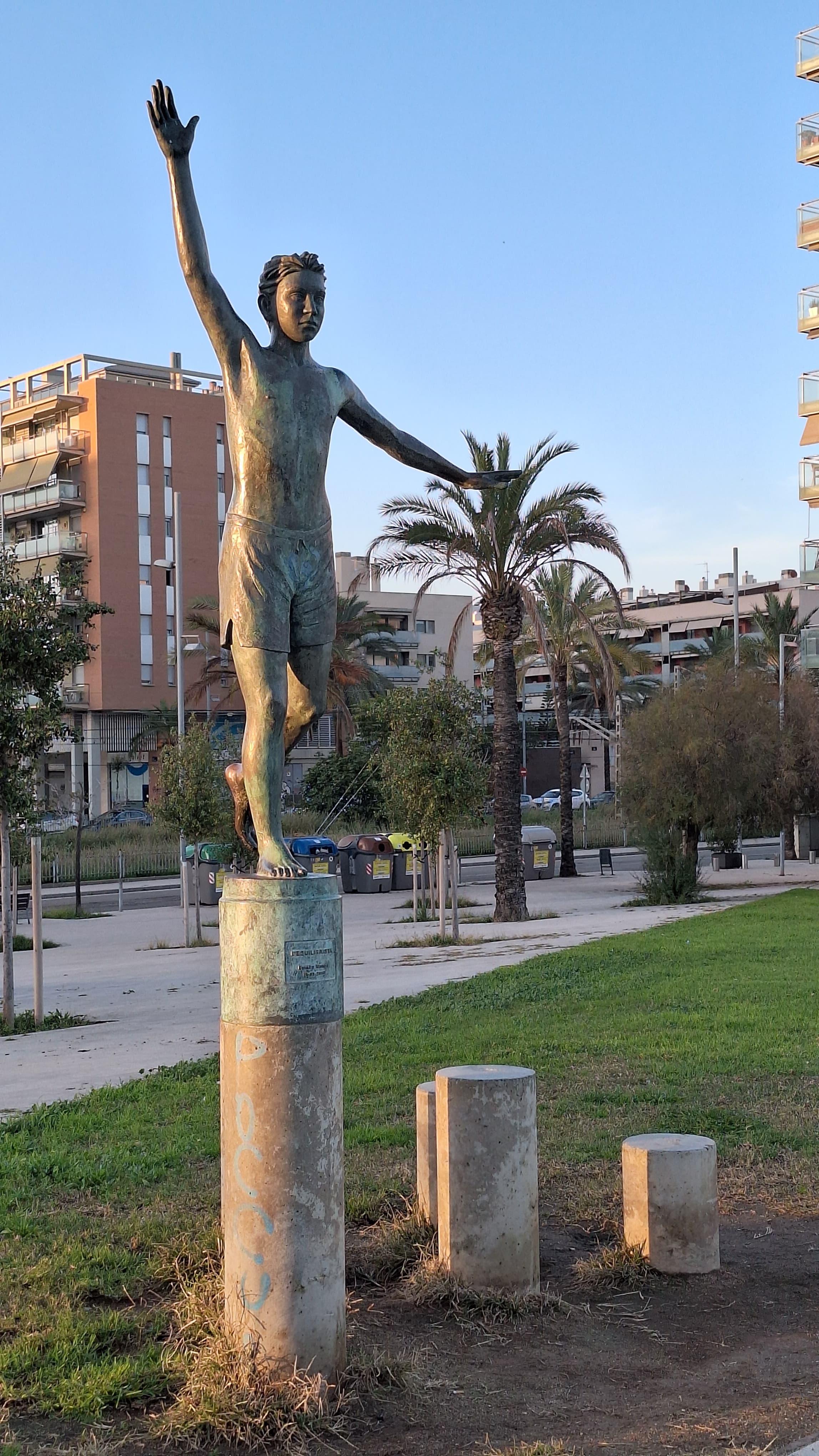 Escultura L'Equilibrista