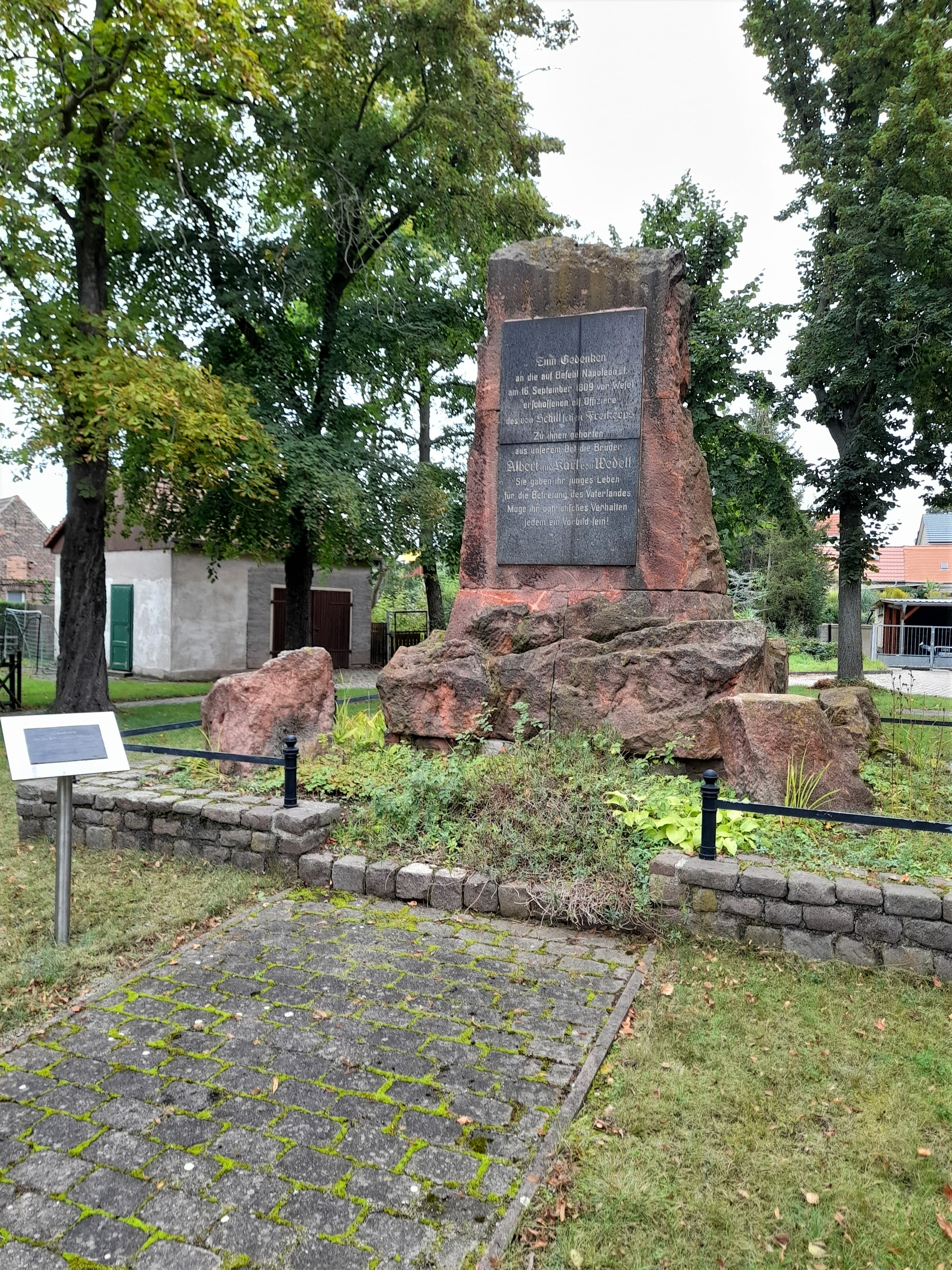 Monument to Schill's officers