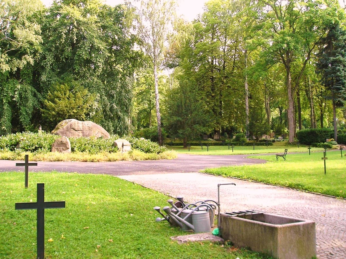 War memorial on the cemetery Meiningen
