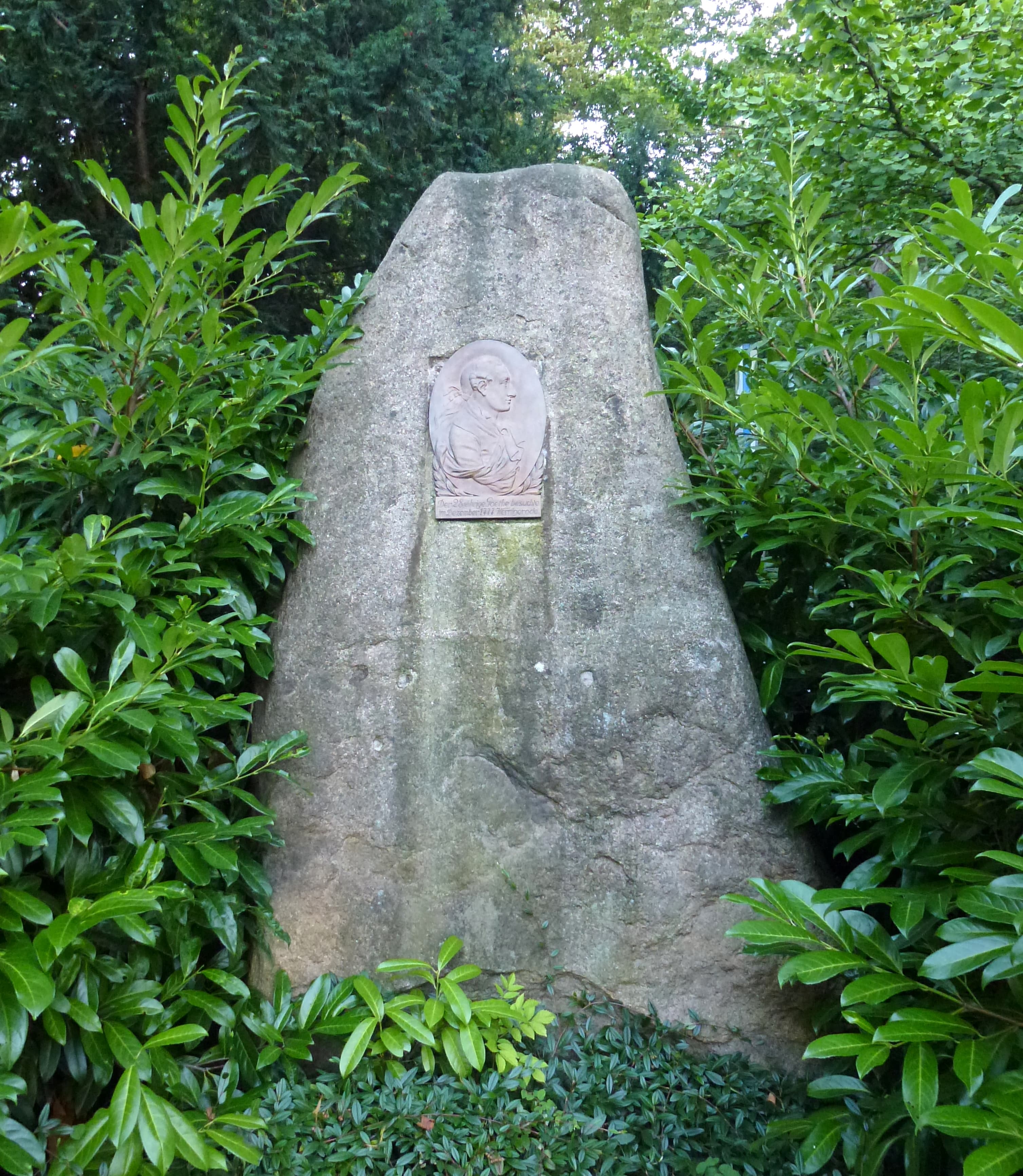 Goethe-Gedenkstein