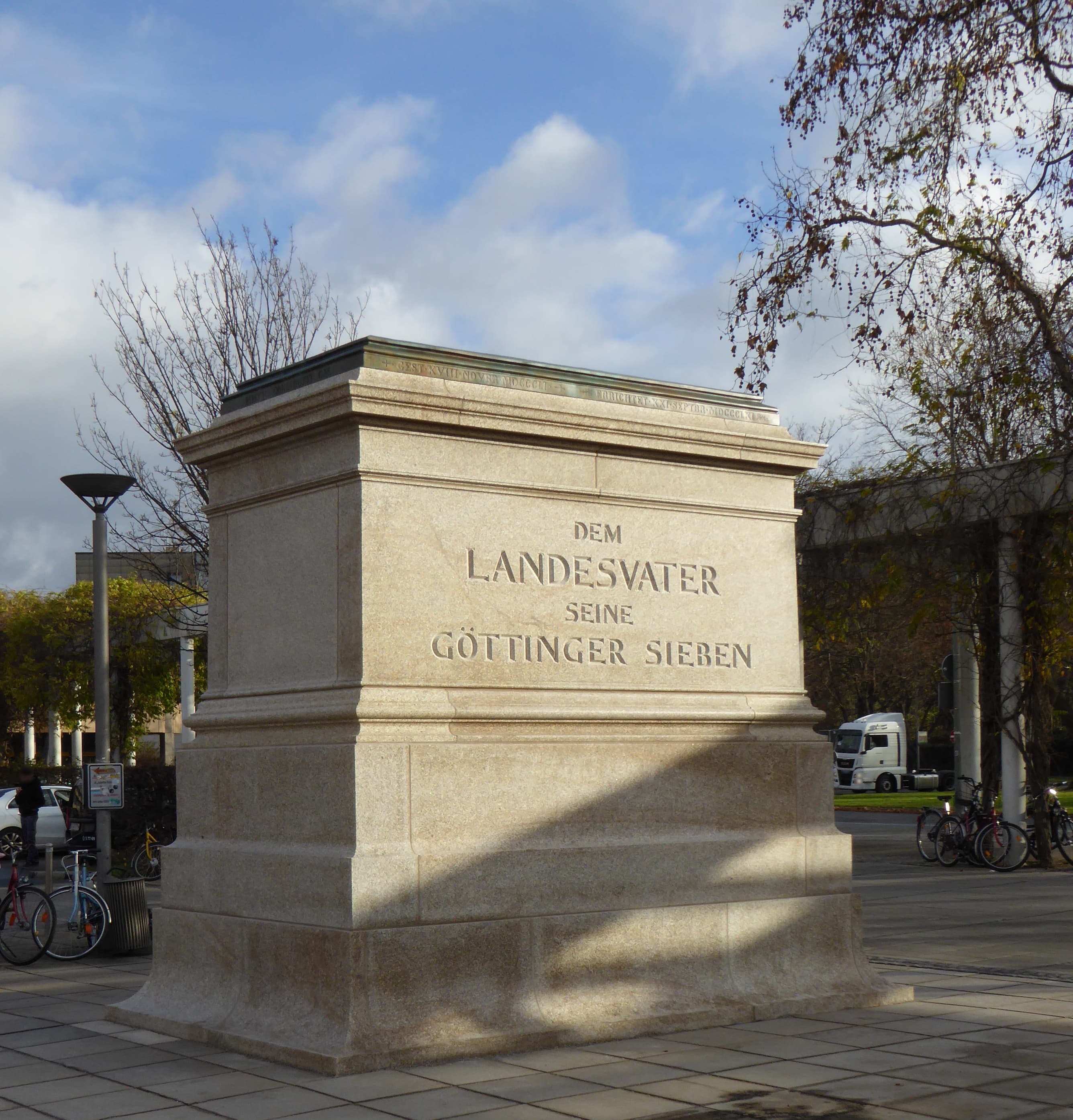 Dem Landesvater seine Göttinger Sieben