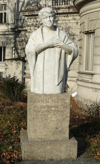 Hansi Niese monument, Volkstheater
