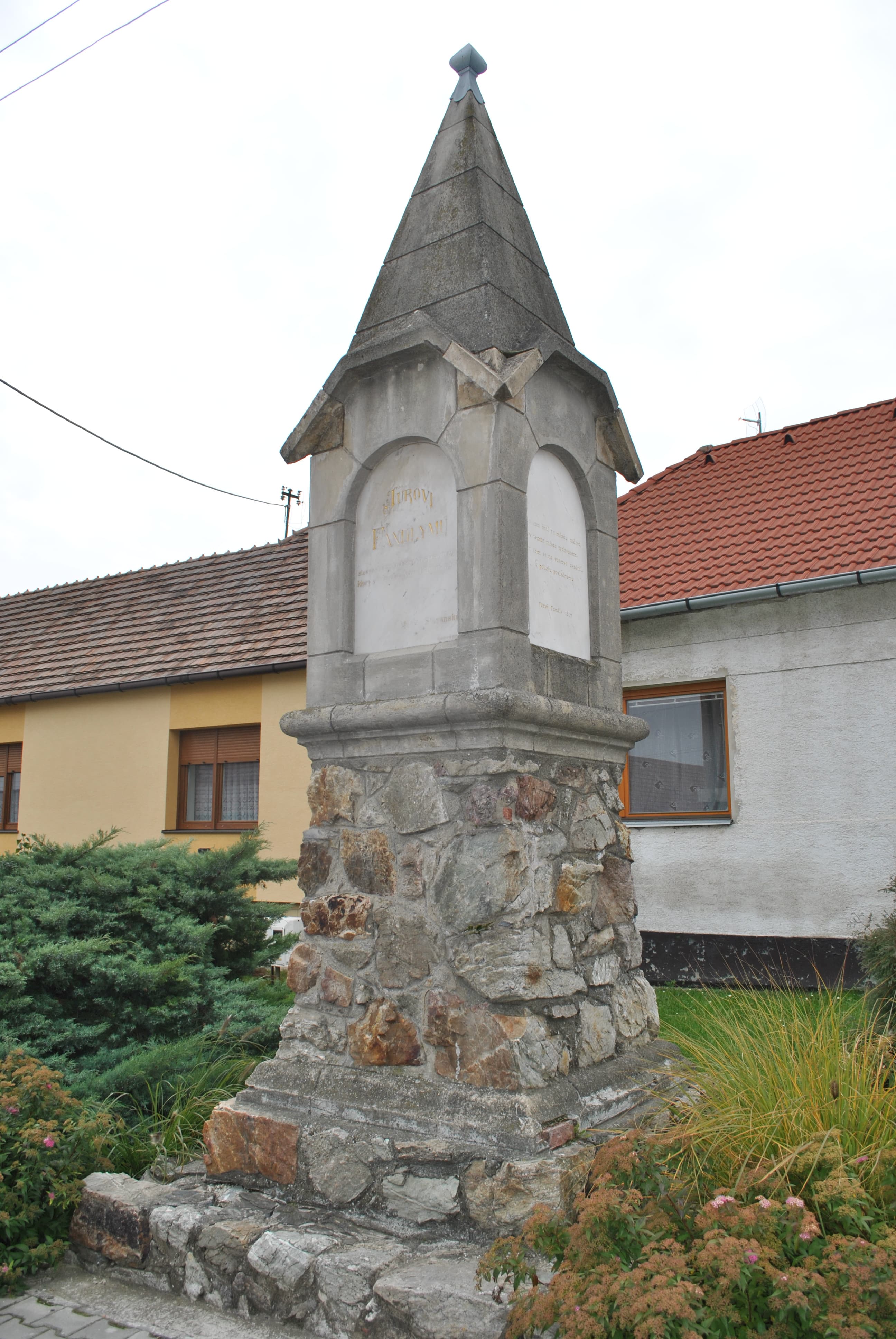 Monument of Juraj Fándly, Doľany, Pezinok District
