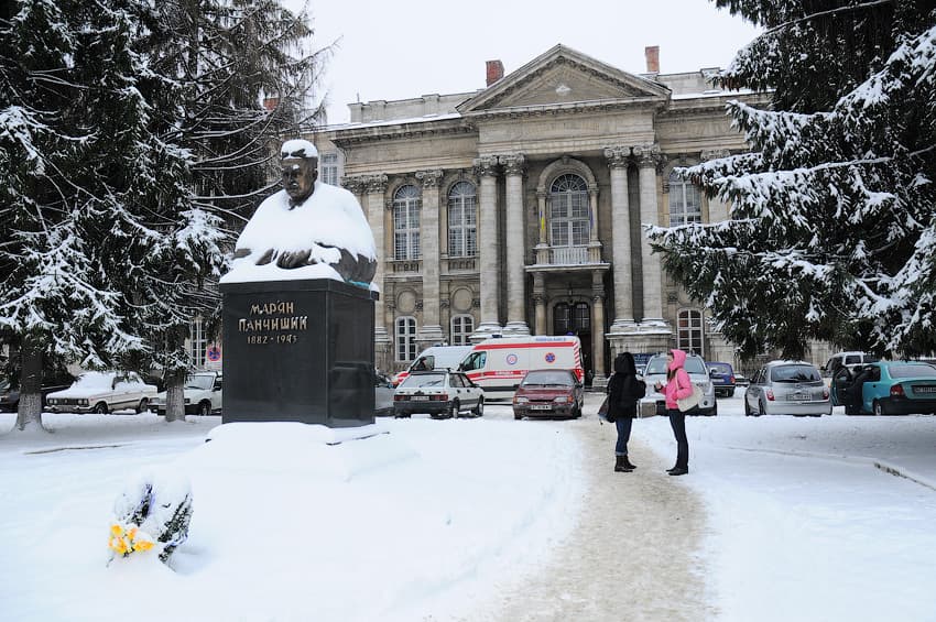 Monument to Marian Panchyshyn