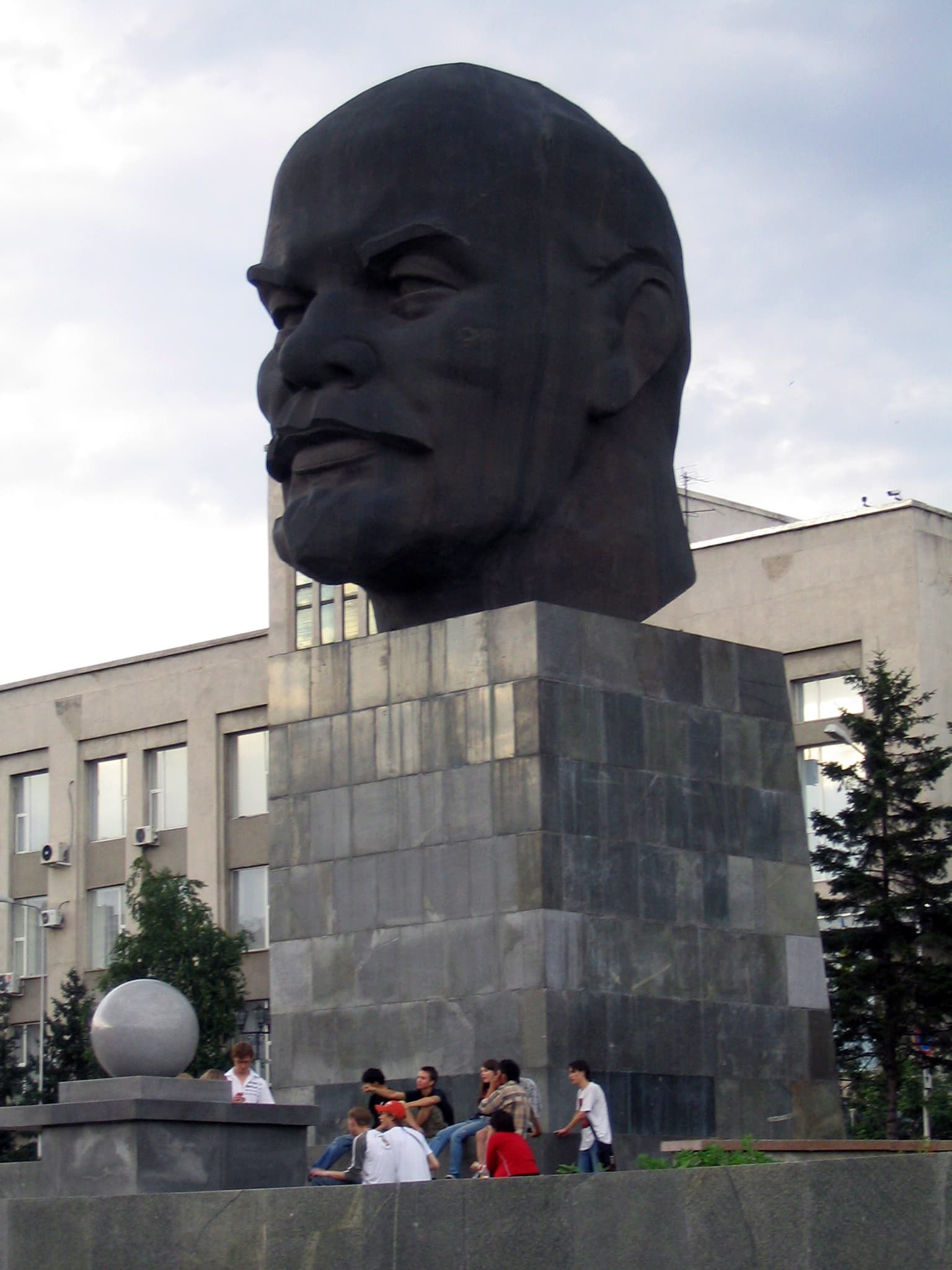 Lenin's head in Ulan-Ude