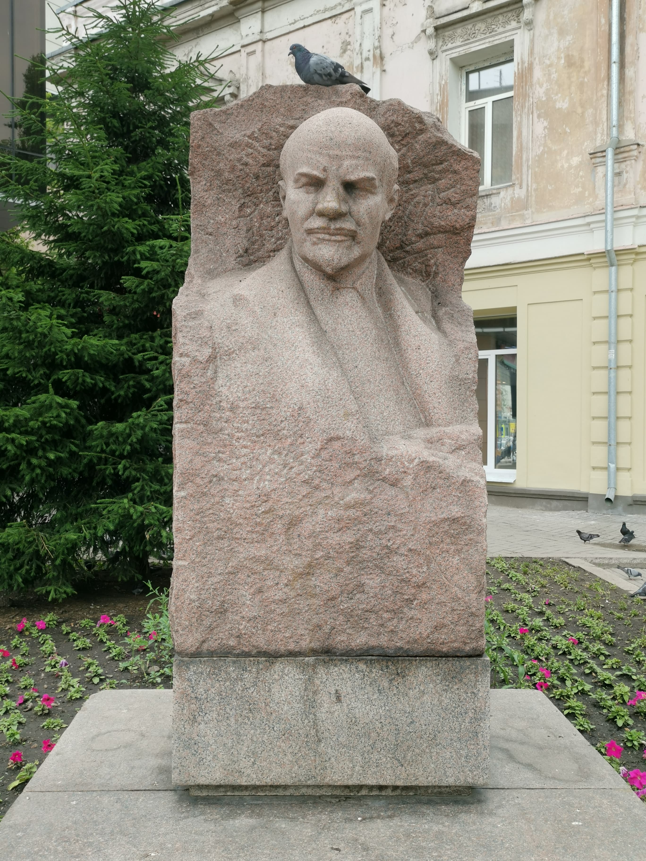 Relief of Lenin in Irkutsk