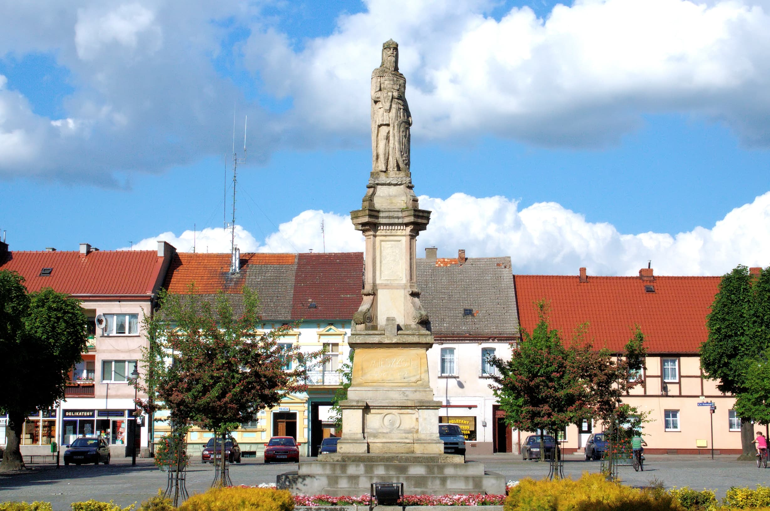 Mieszko I Monument in Mieszkowice