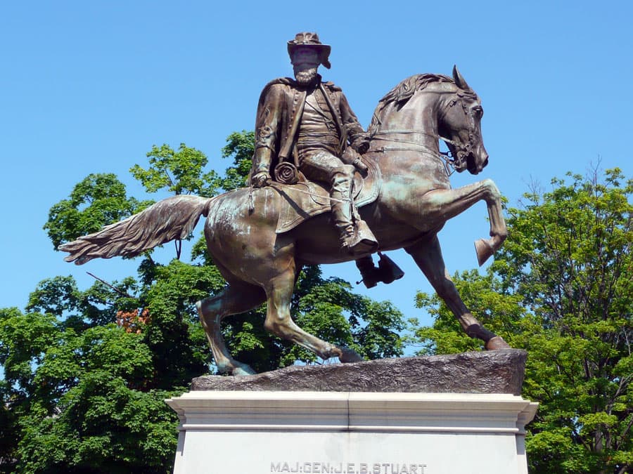 General J E B Stuart Statue