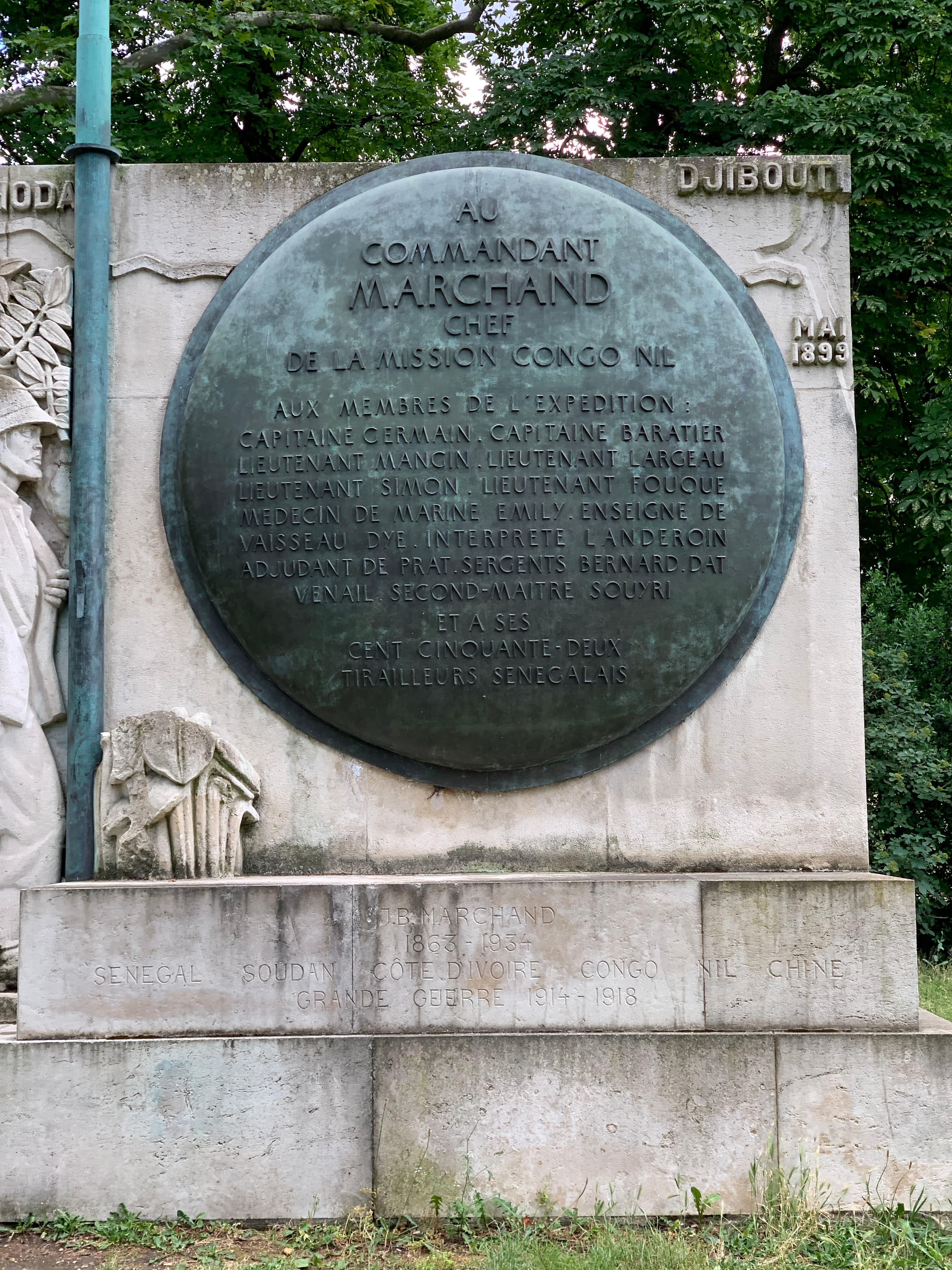 Monument to the Marchand Expedition