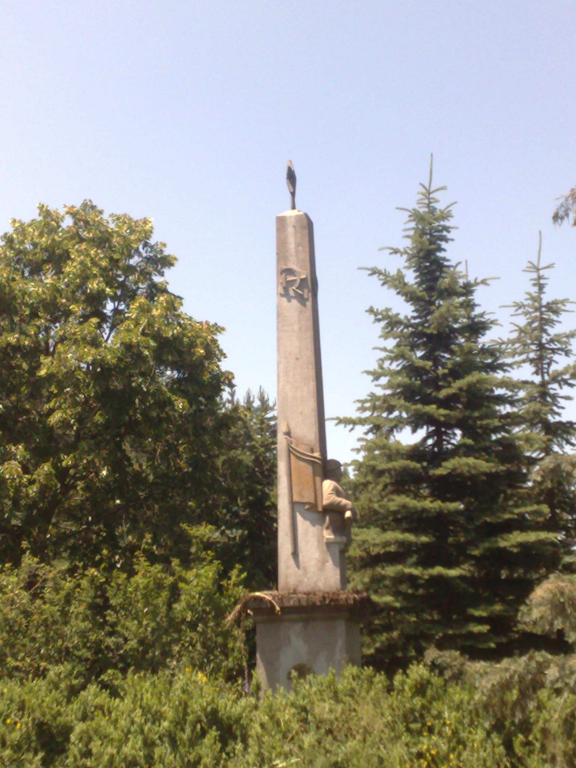 Monument to the fallen in World War II in the village of Norashen, Tavush region, Armenia
