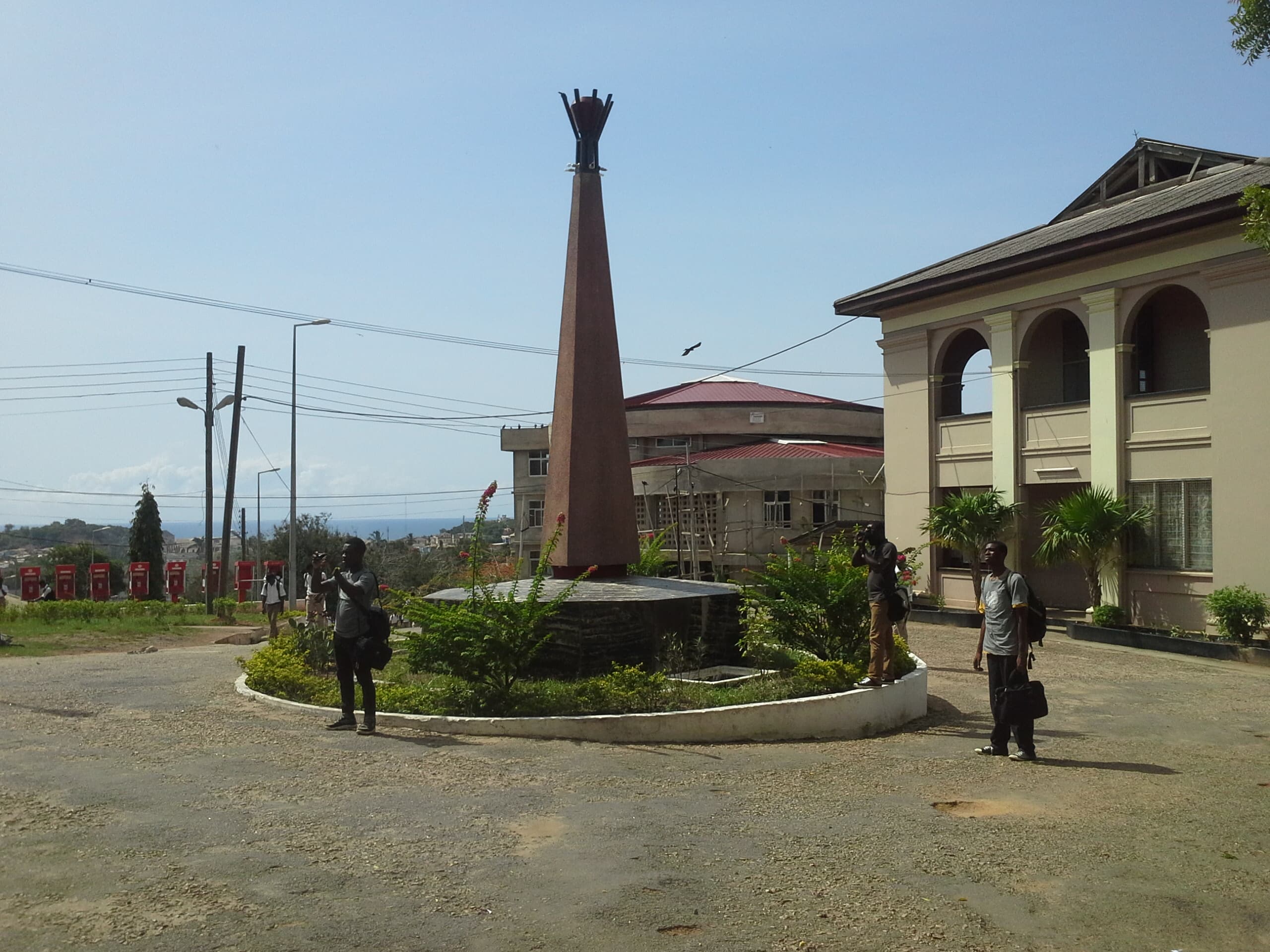 Monument at Mfantsipim school