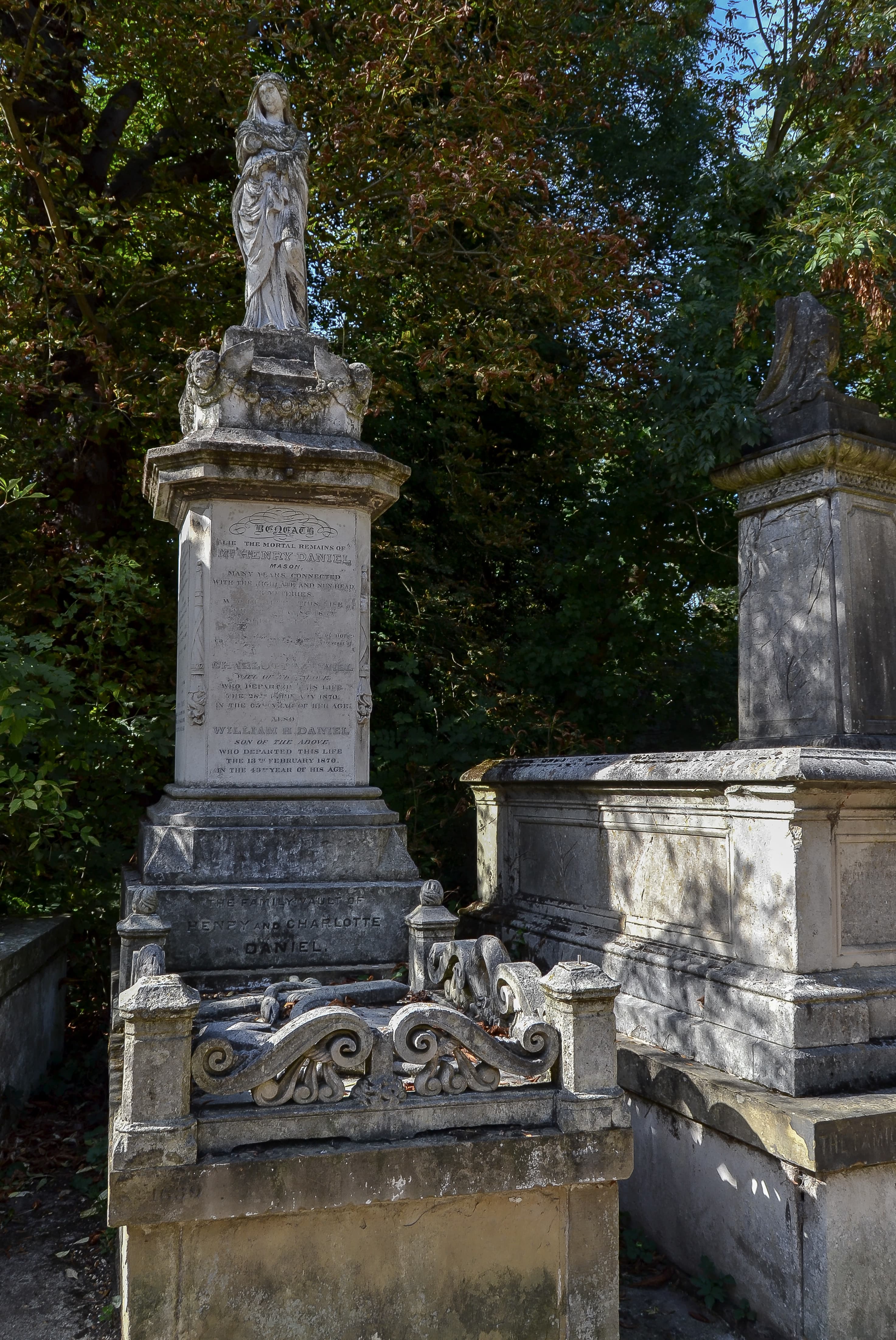 Monument To Henry Daniel, Nunhead Cemetery