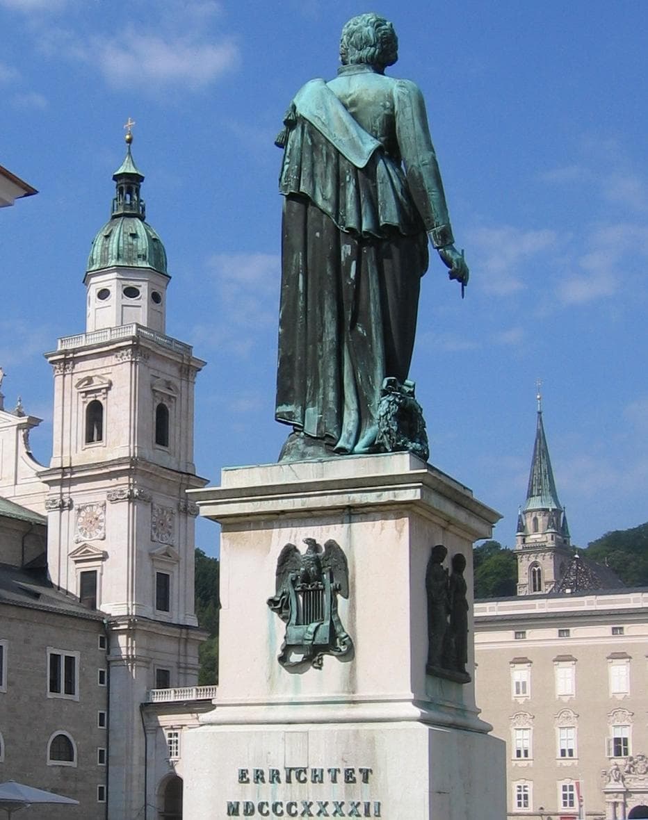 Mozart monument, Salzburg