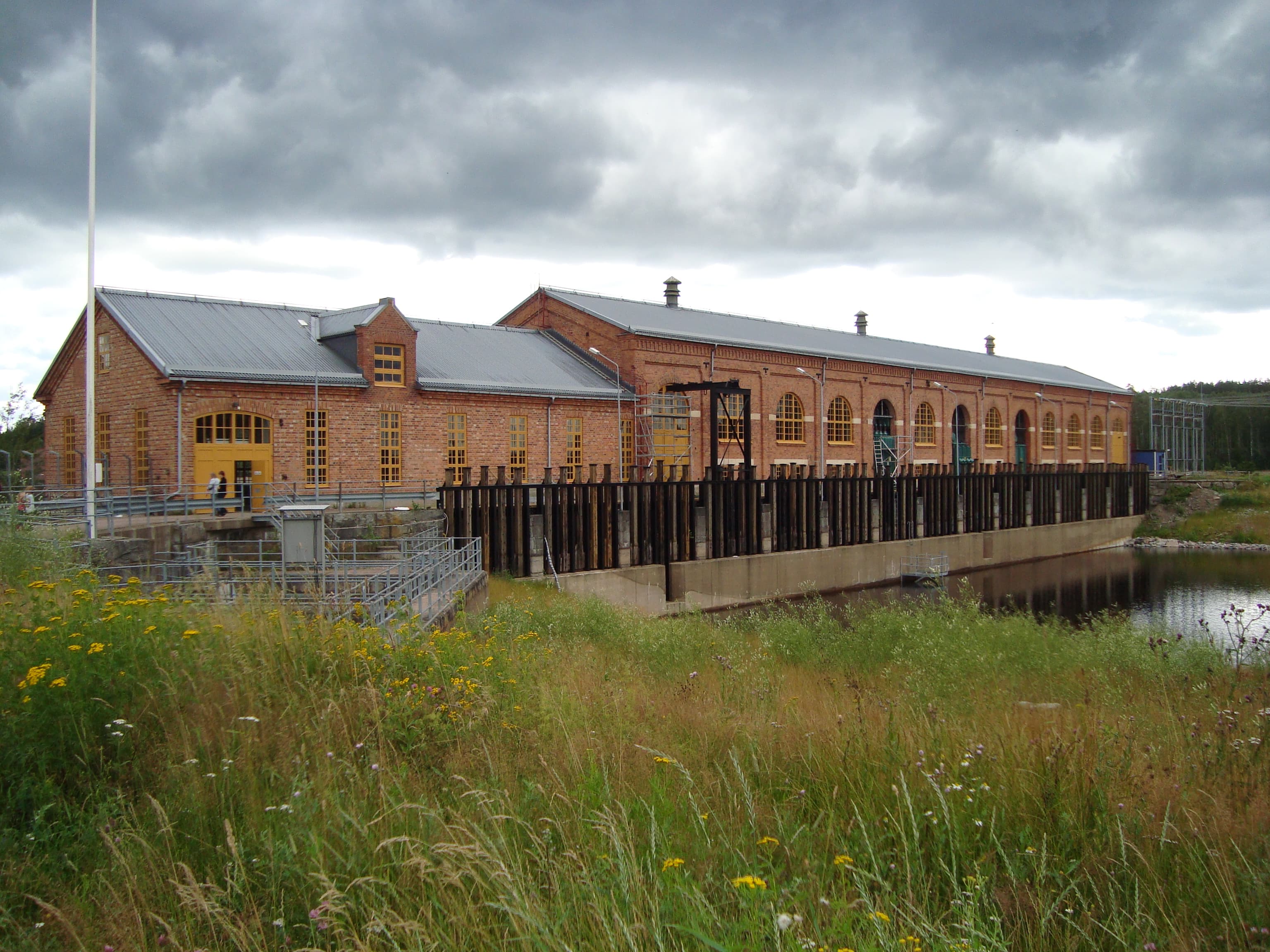 Old hydroelectric power plant of Näs bruk