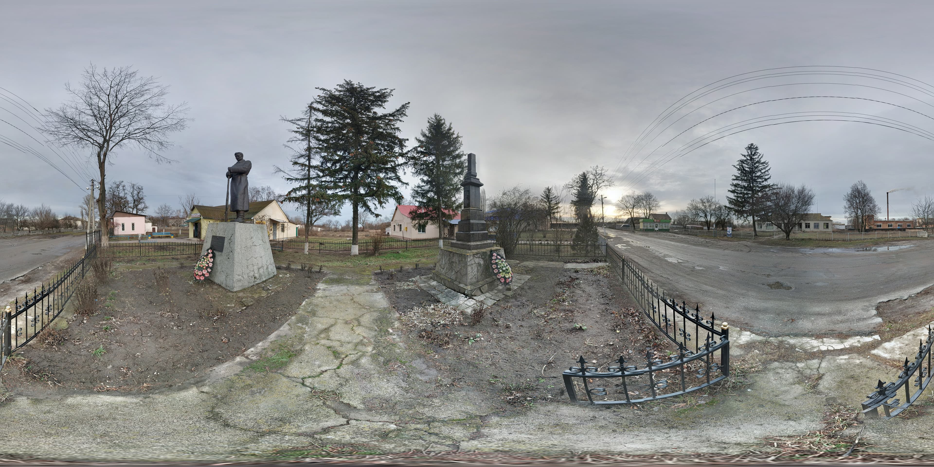 Monument to Soviet soldiers-countrymen in Senkivka