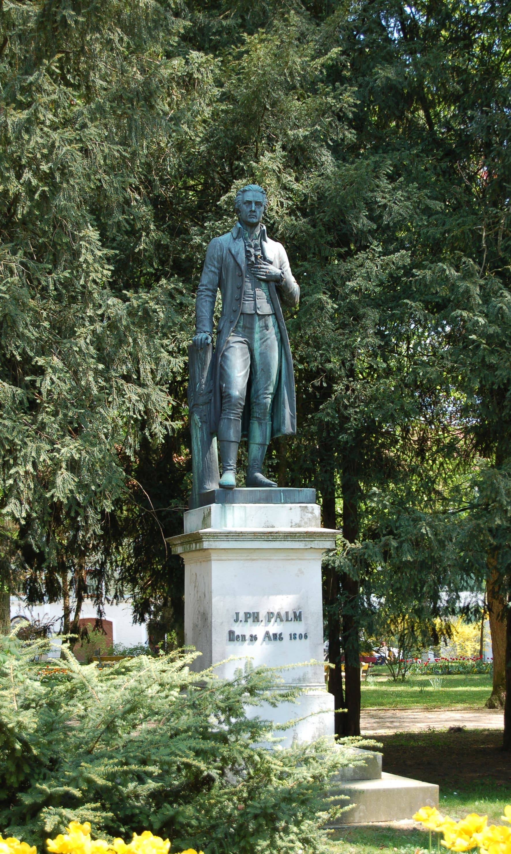 Johann Philipp Palm monument, Braunau am Inn