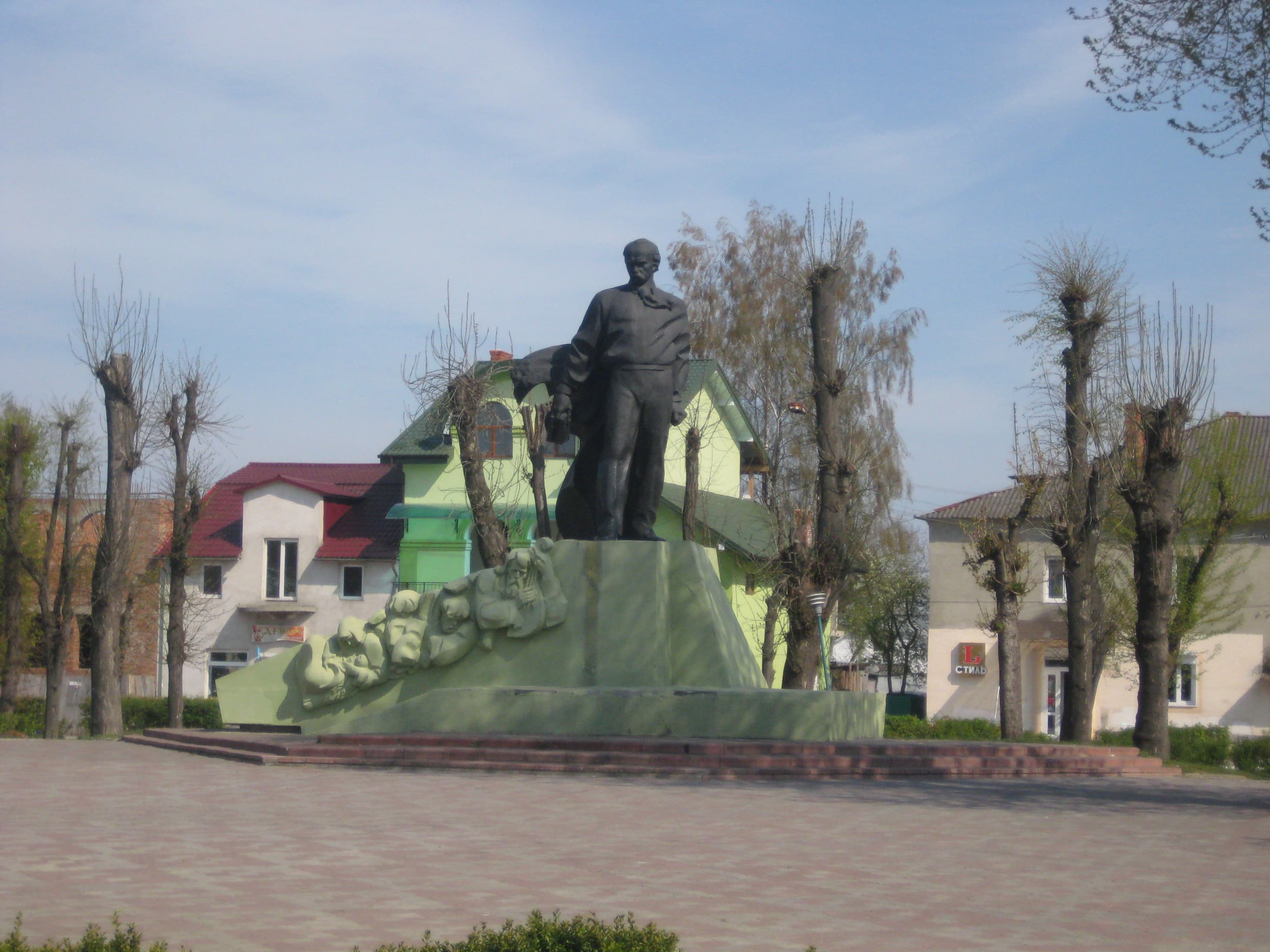 Monument to Taras Shevchenko in Yavoriv