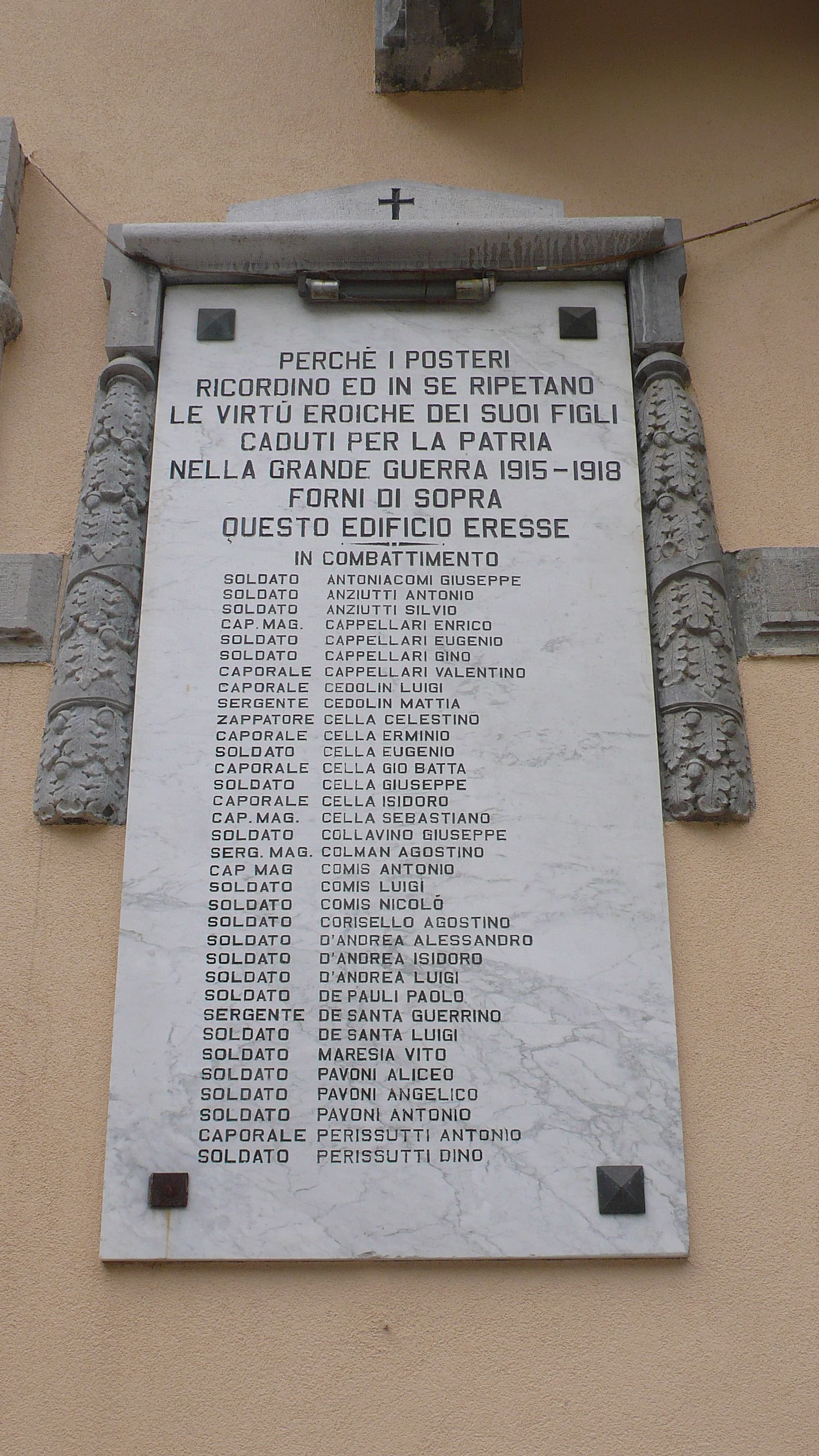 war memorial 1915-1918
