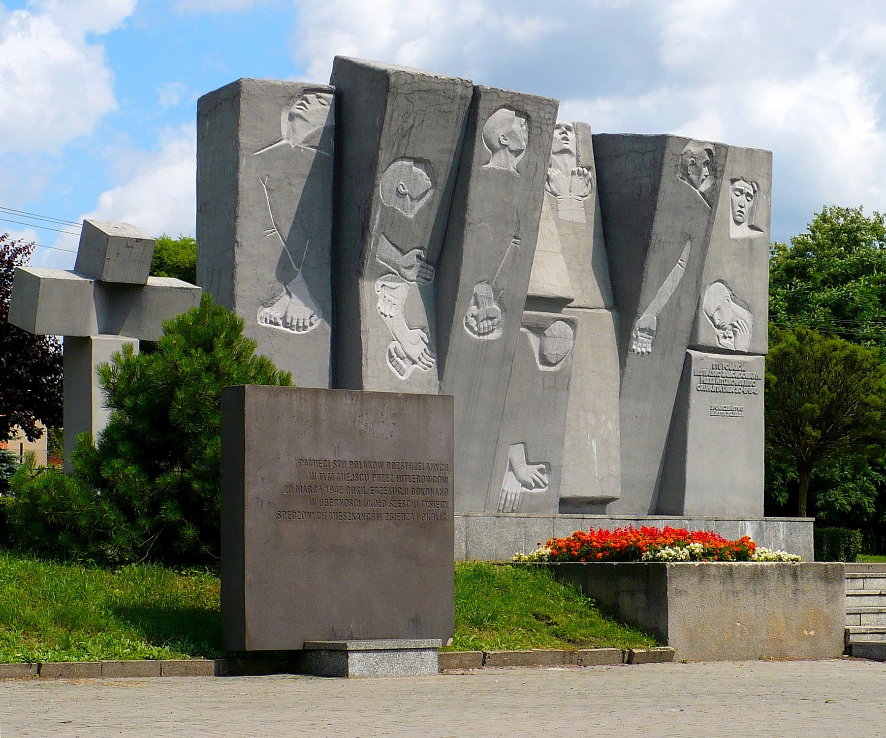 A Hundred Executed memorial in Zgierz