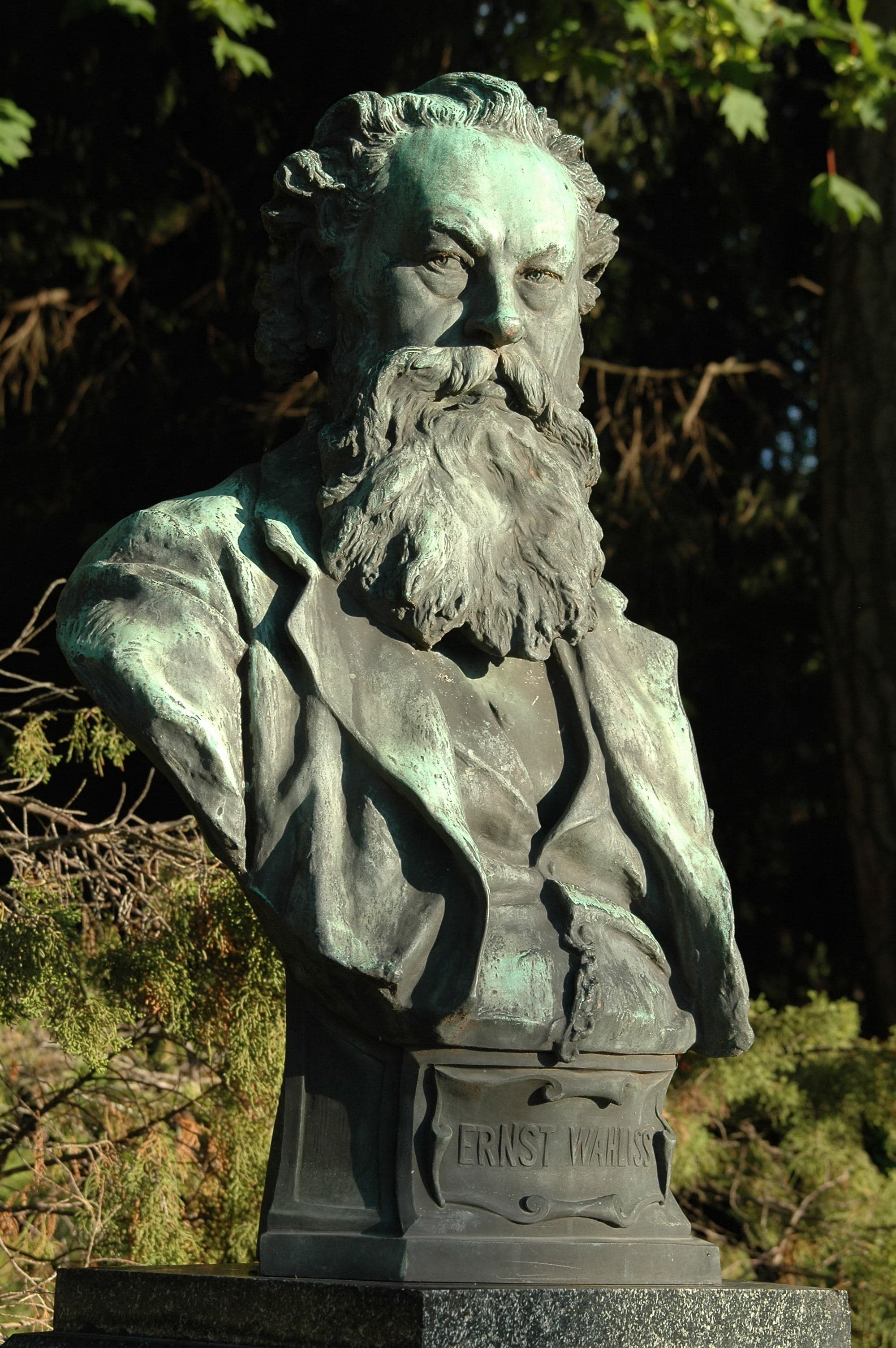 Ernst Wahliss bust, Pörtschach