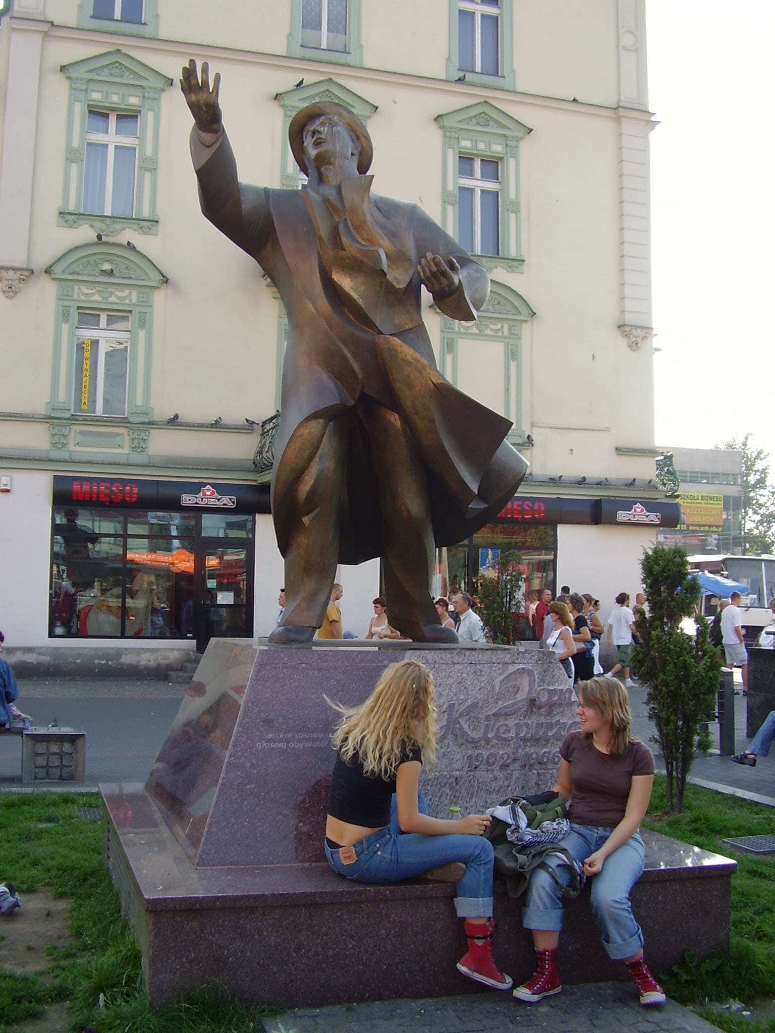Jan Kiepura monument in Sosnowiec