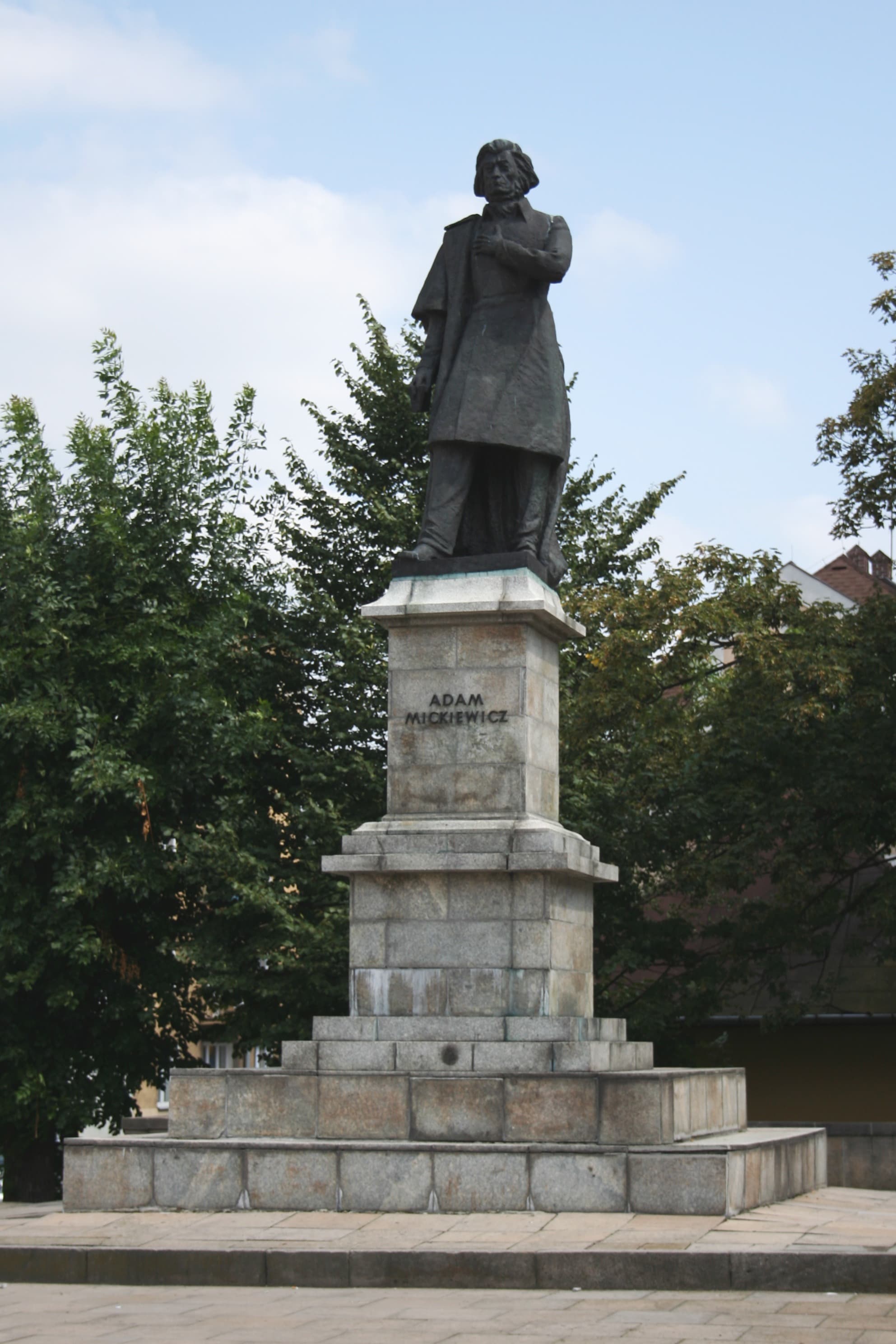 Adam Mickiewicz Monument in Rzeszów