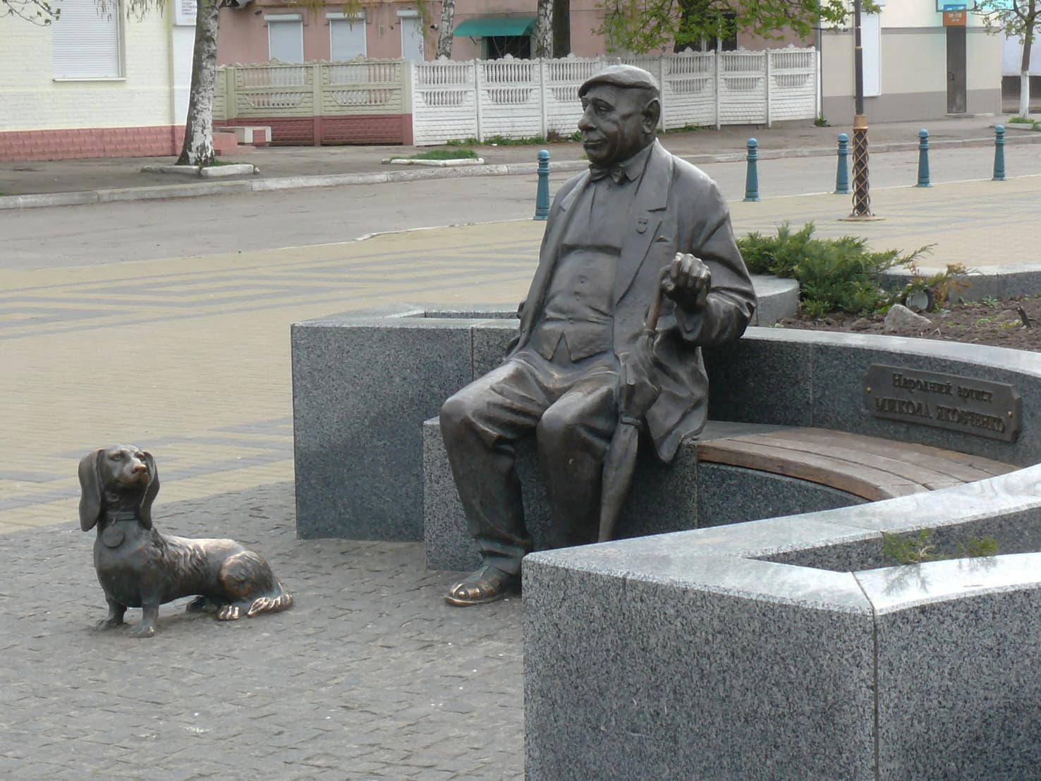 Monument to Nicholas Yakovchenko, Pryluky