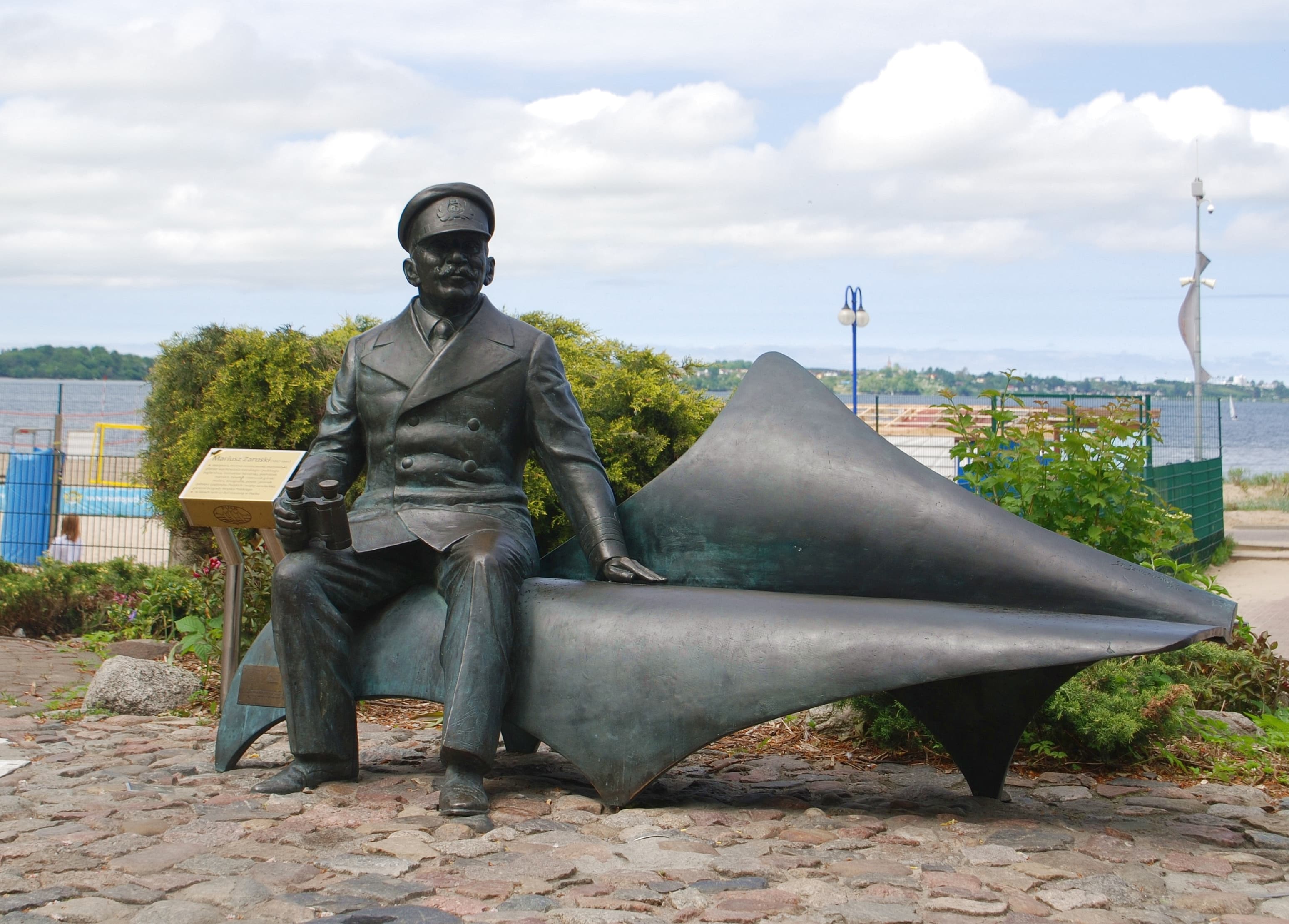 Mariusz Zaruski Monument in Puck