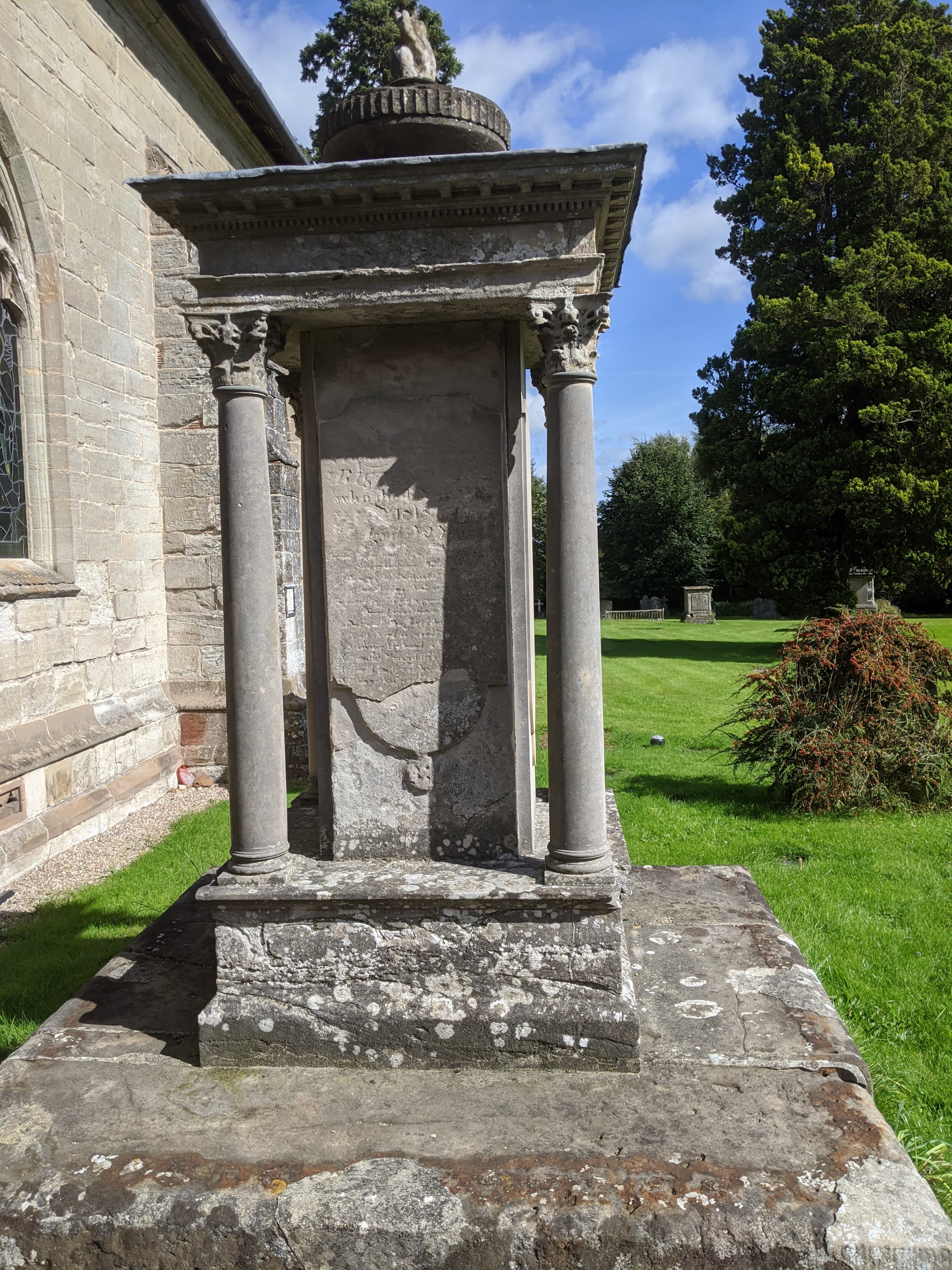 Monument To Richard Lea 1 Metre South Of South Porch Of St Mary Magdalene