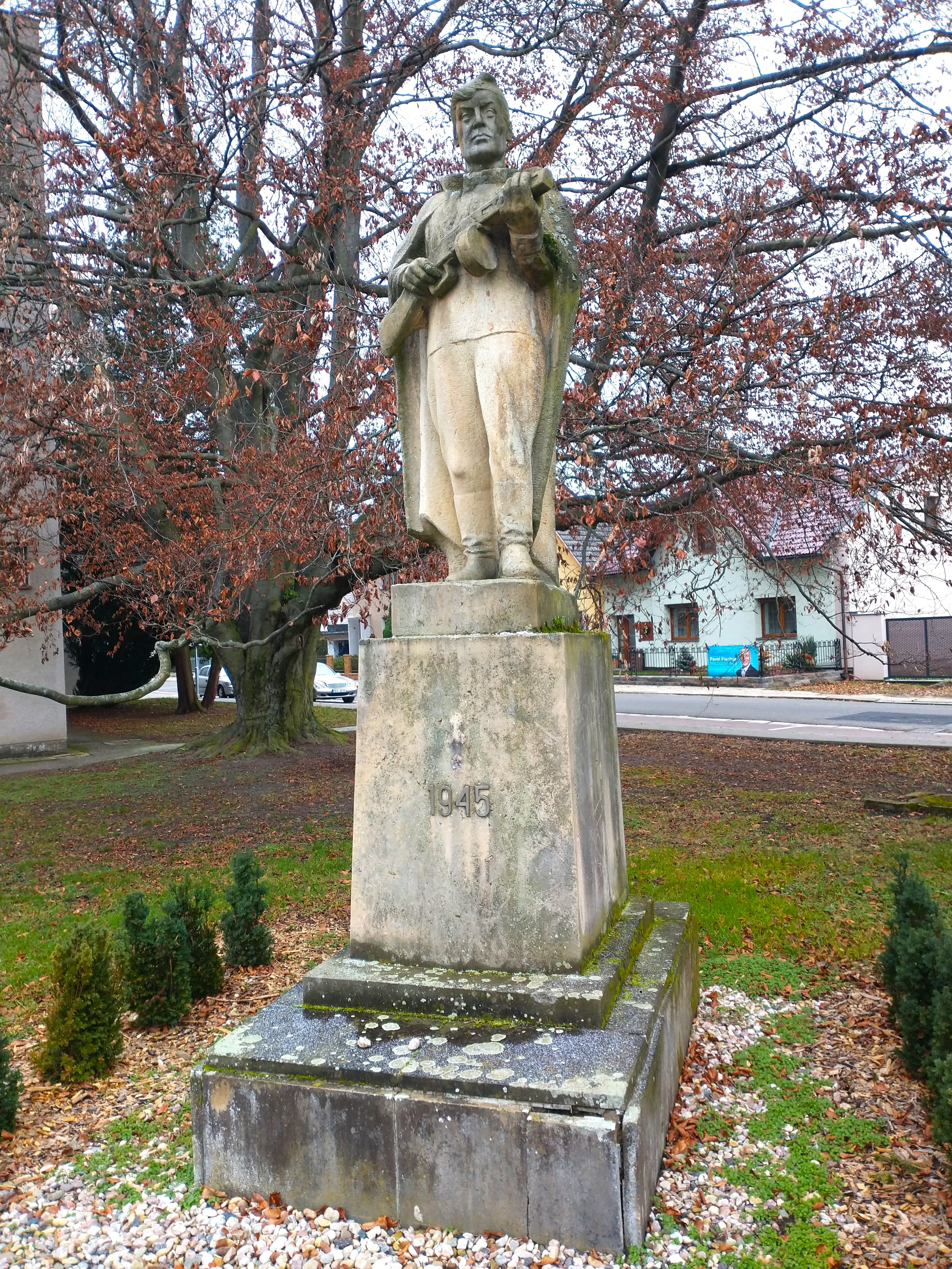 Monument to a Red Army soldier in Choceň