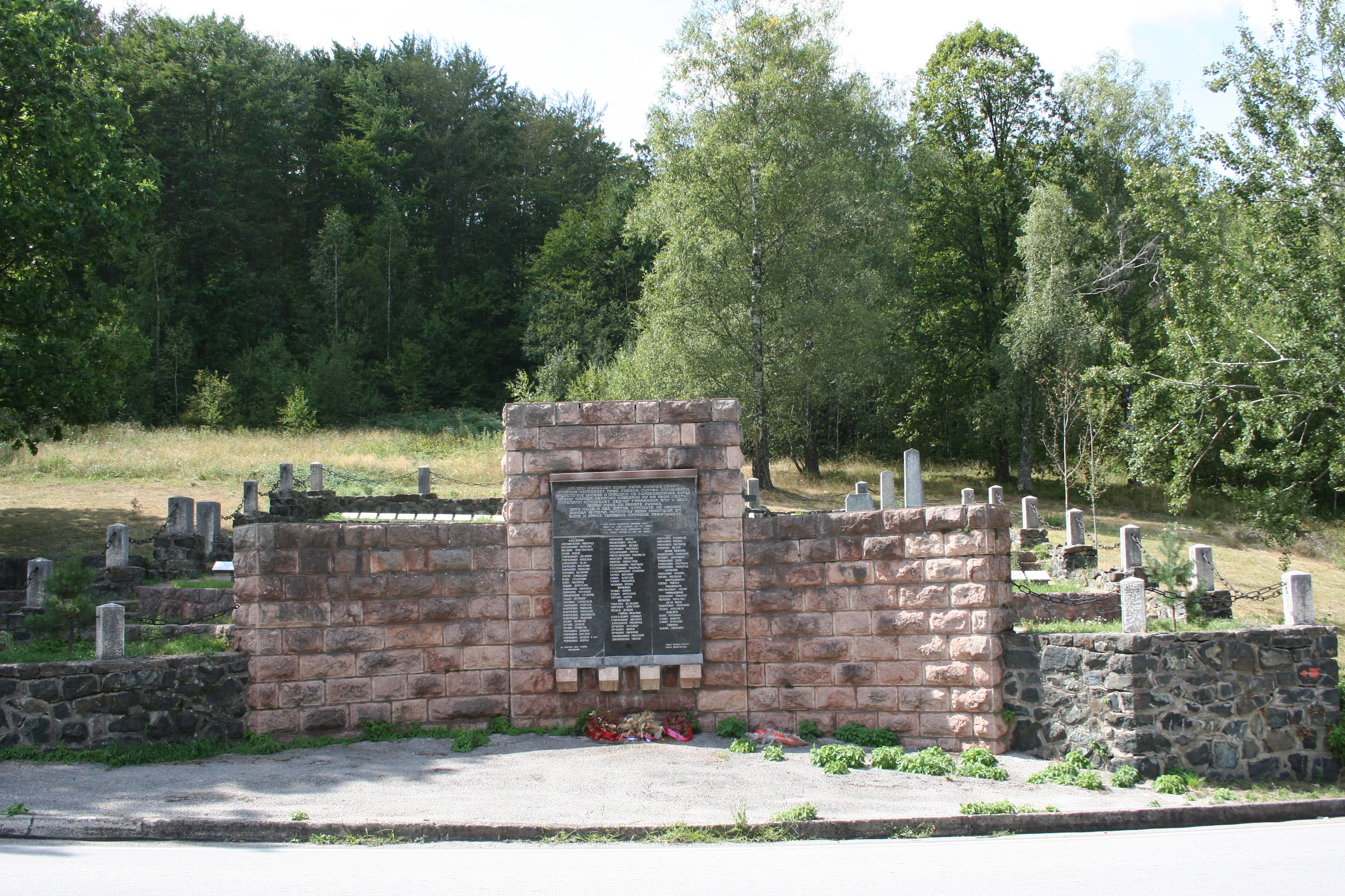 Memorial cemetery at Bukovi