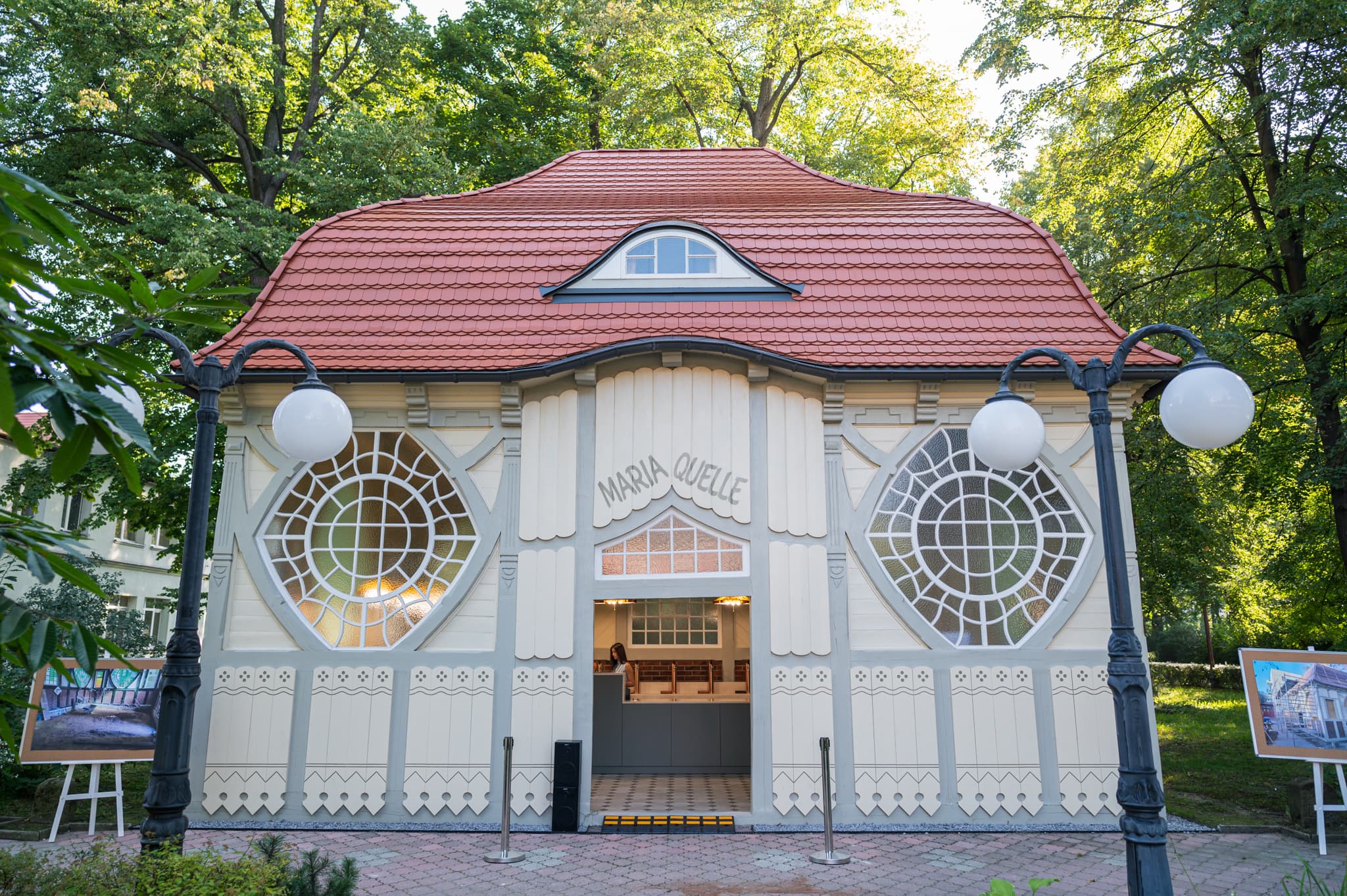 Old pump room in Goczałkowice-Zdrój