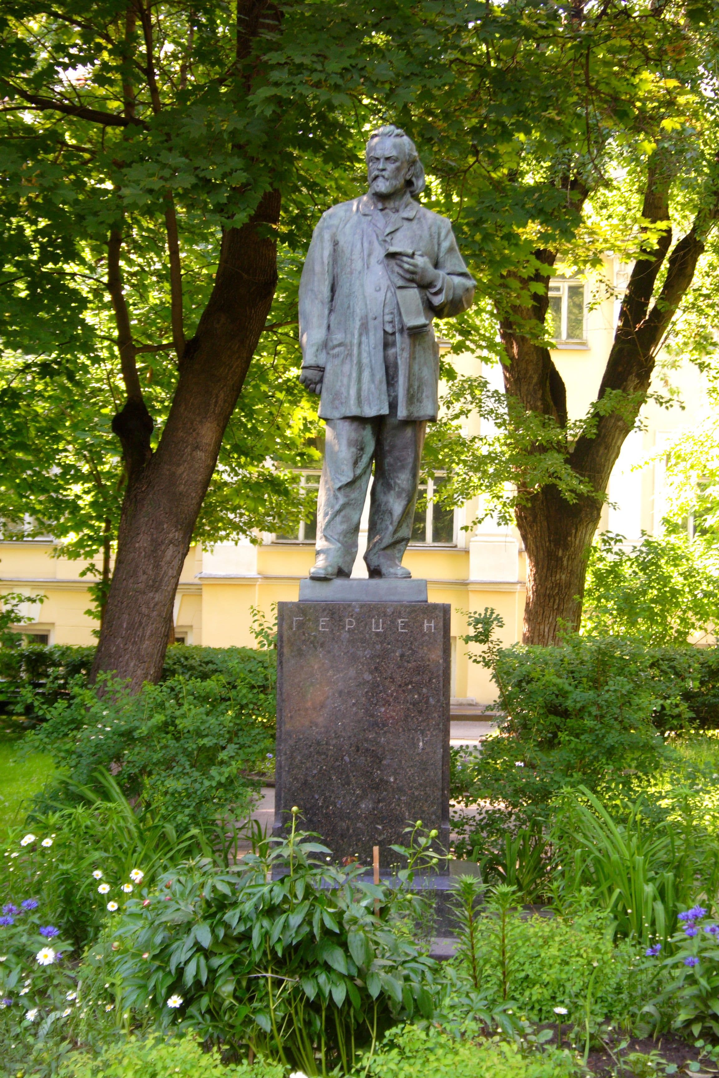 Statue of Alexander Herzen in Moscow